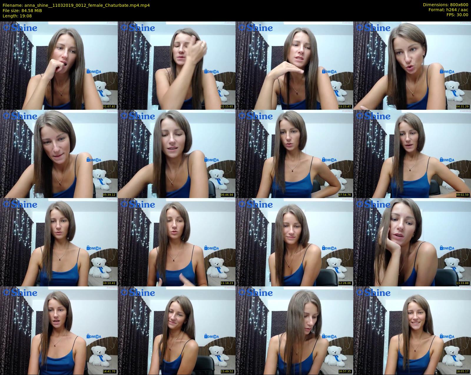anna_shine_ — 20 minute Chaturbate female cam show recording, 480p, Mar 11, 2019