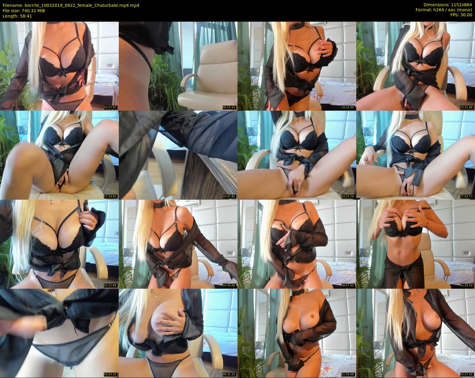 barrrbi — 59 minute Chaturbate female cam show recording, 720p, Mar 10, 2019