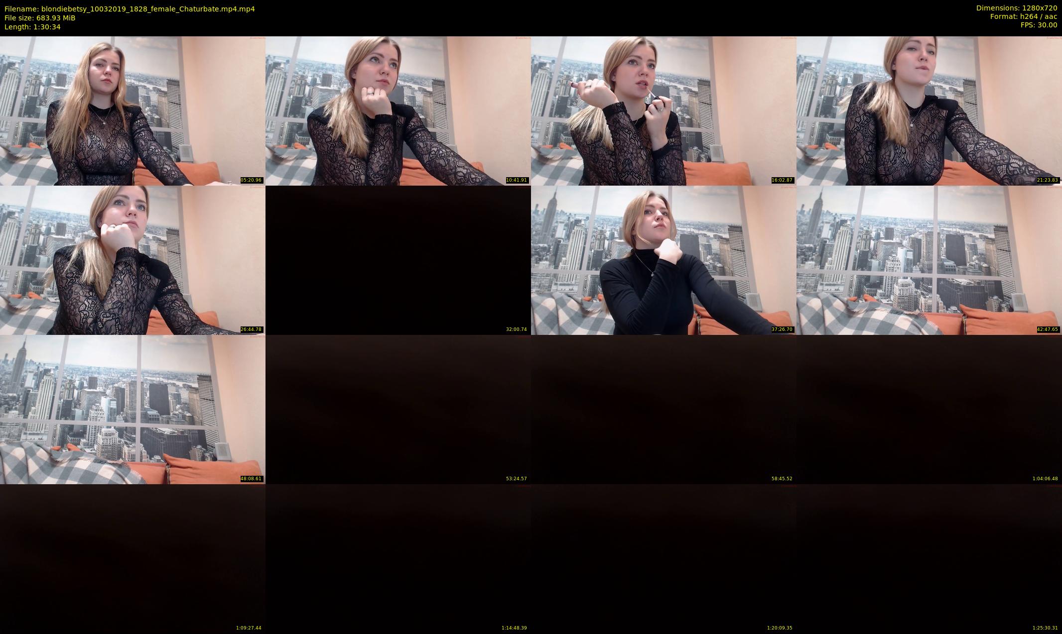 blondiebetsy — 91 minute Chaturbate female cam show recording, 720p, Mar 10, 2019