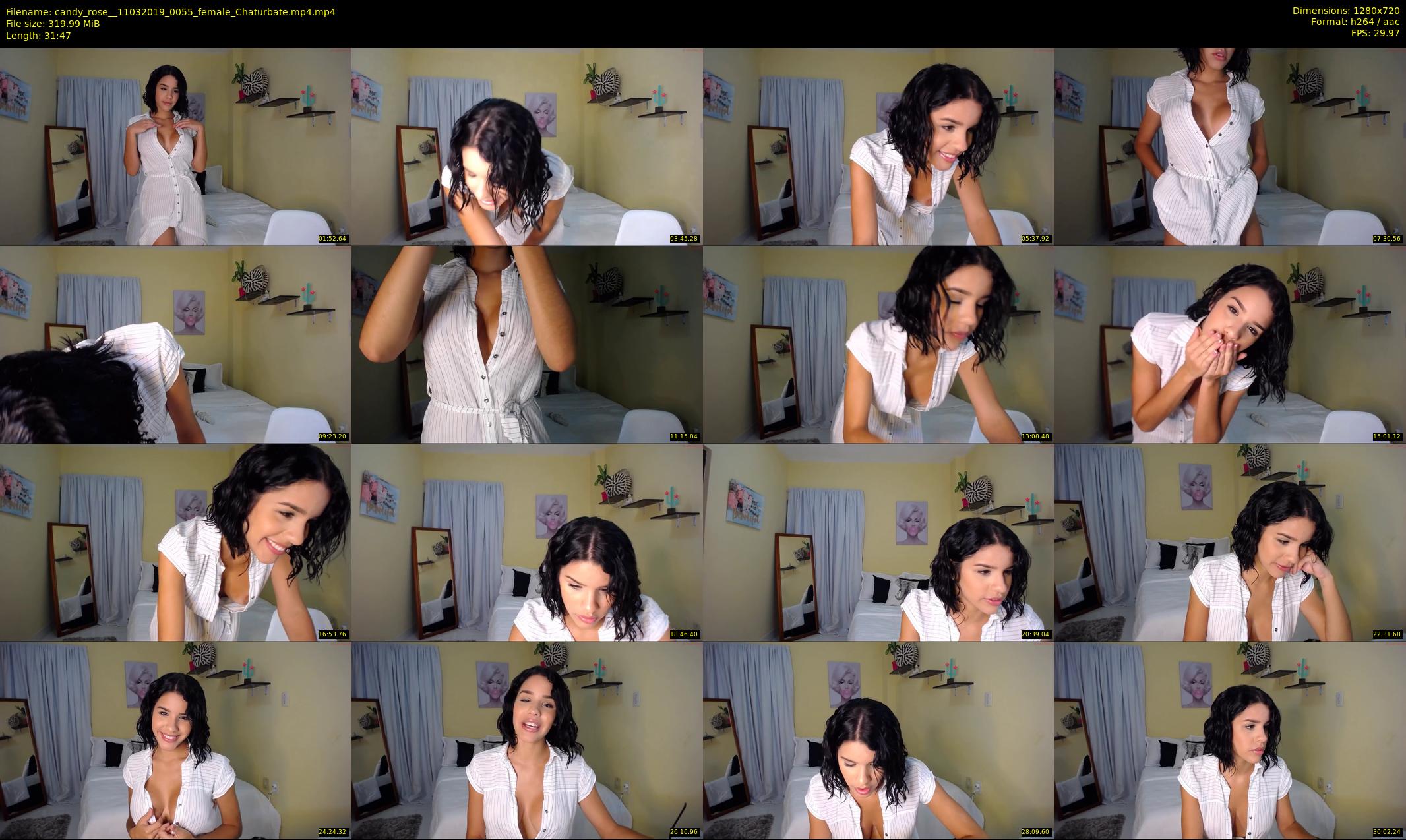 candy_rose_ — 32 minute Chaturbate female cam show recording, 720p, Mar 11, 2019