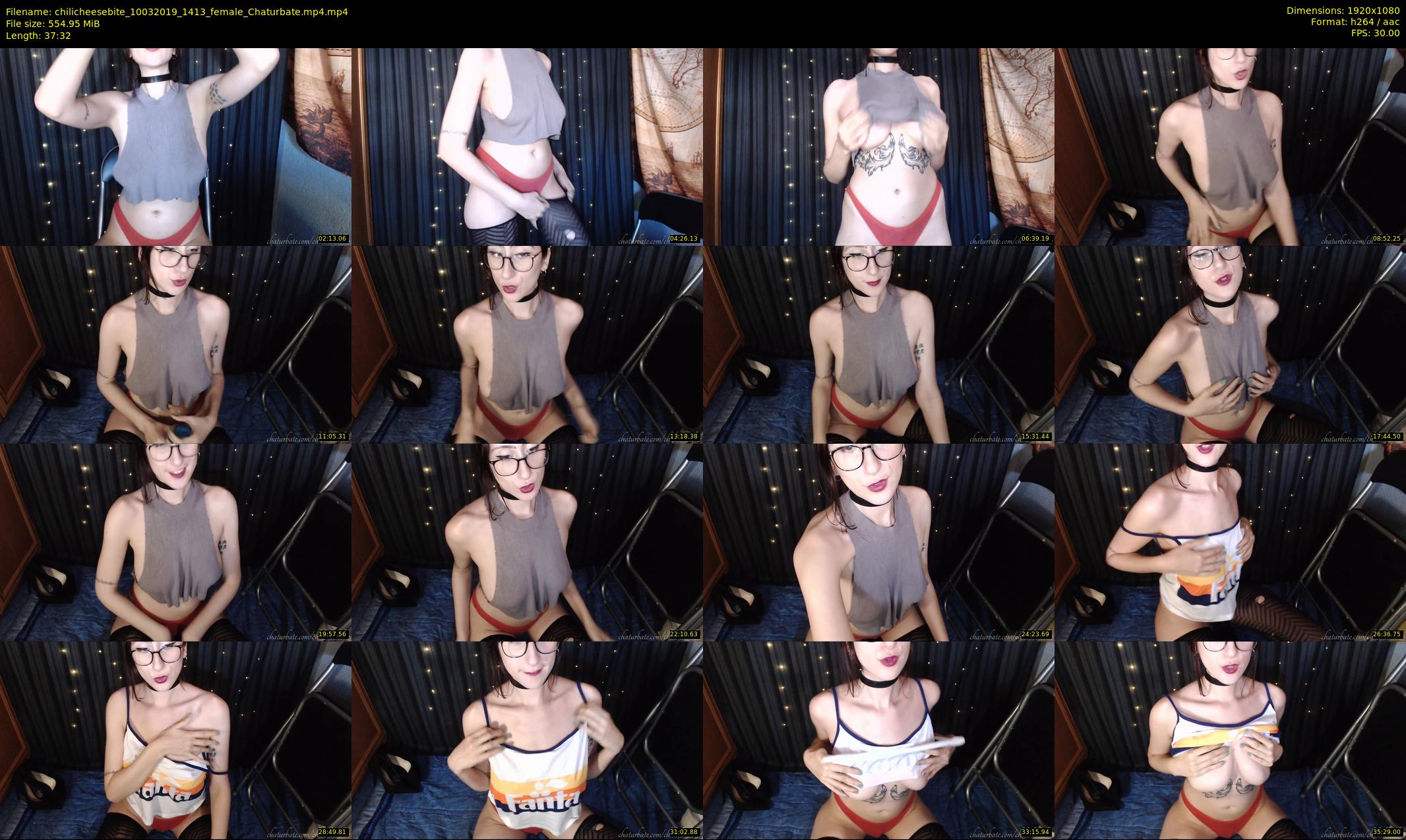 chilicheesebite — 38 minute Chaturbate female cam show recording, 1080p, Mar 10, 2019