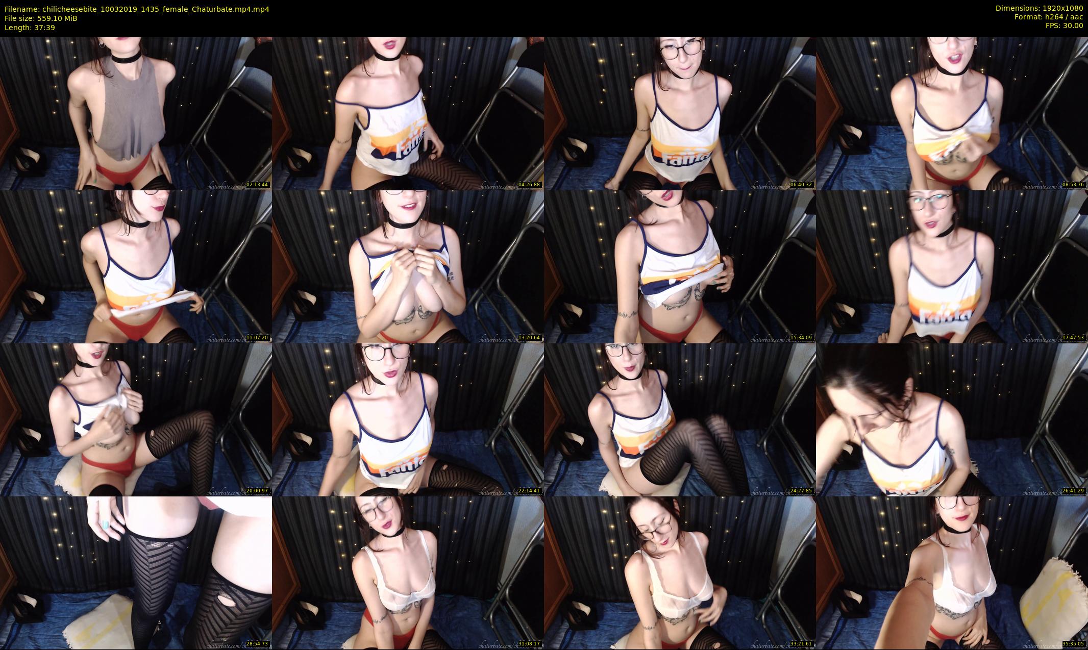 chilicheesebite — 38 minute Chaturbate female cam show recording, 1080p, Mar 10, 2019