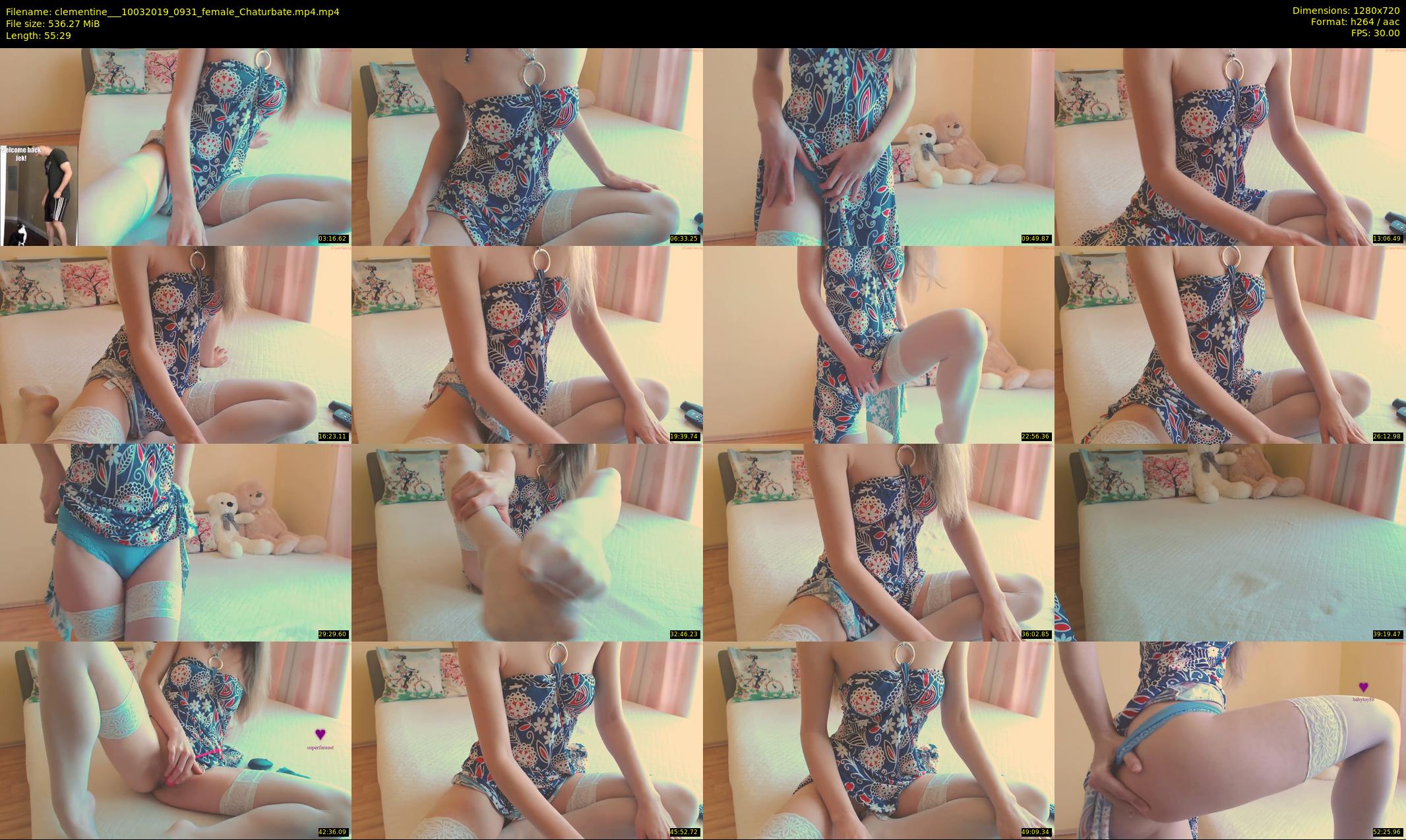 clementine__ — 56 minute Chaturbate female cam show recording, 720p, Mar 10, 2019