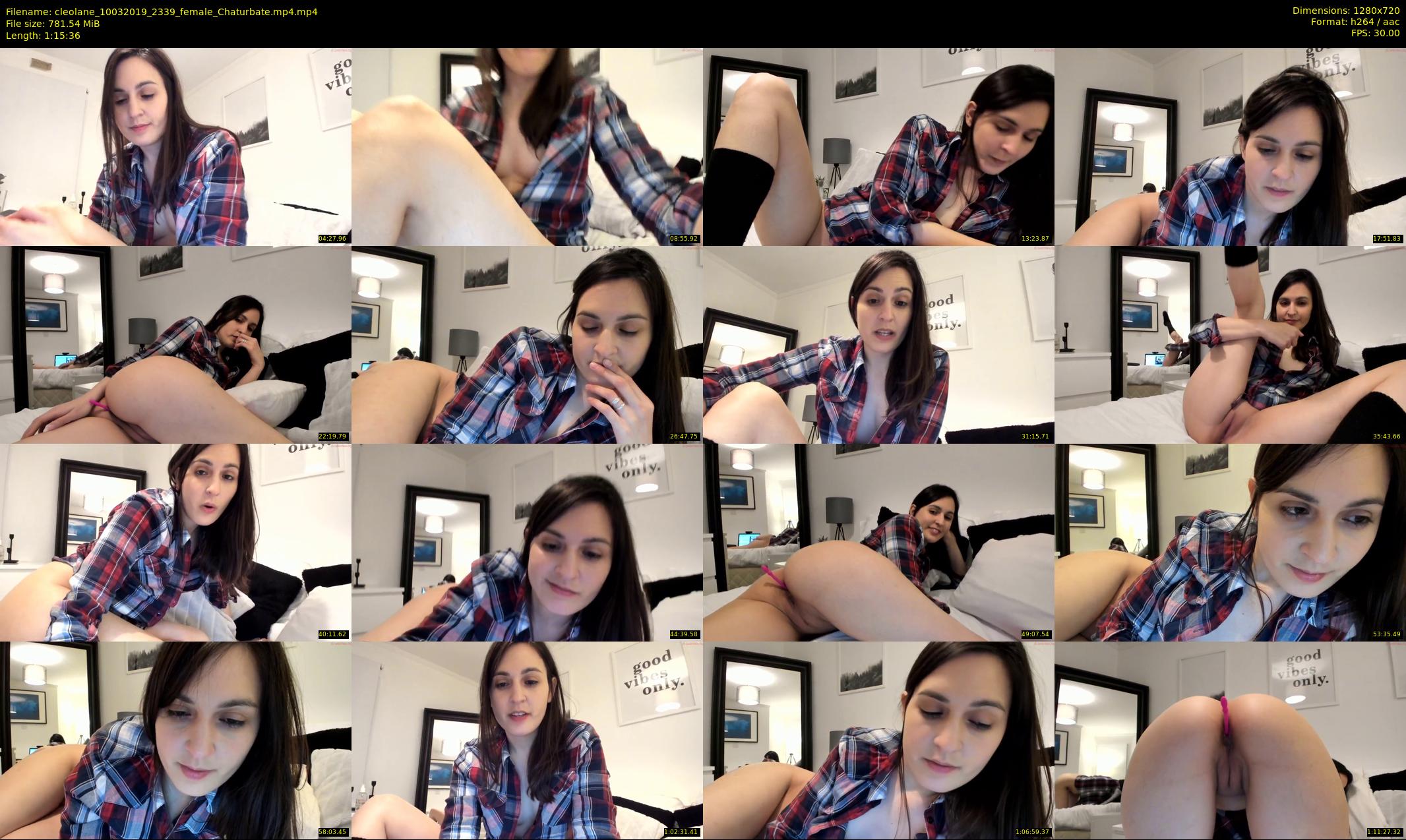 cleolane — 76 minute Chaturbate female cam show recording, 720p, Mar 10, 2019