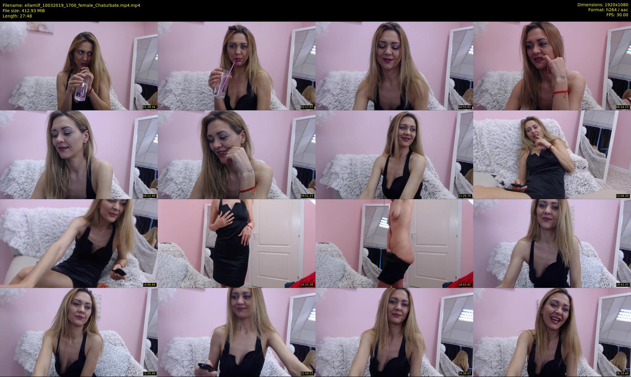 ellamilf — 28 minute Chaturbate female cam show recording, 1080p, Mar 10, 2019