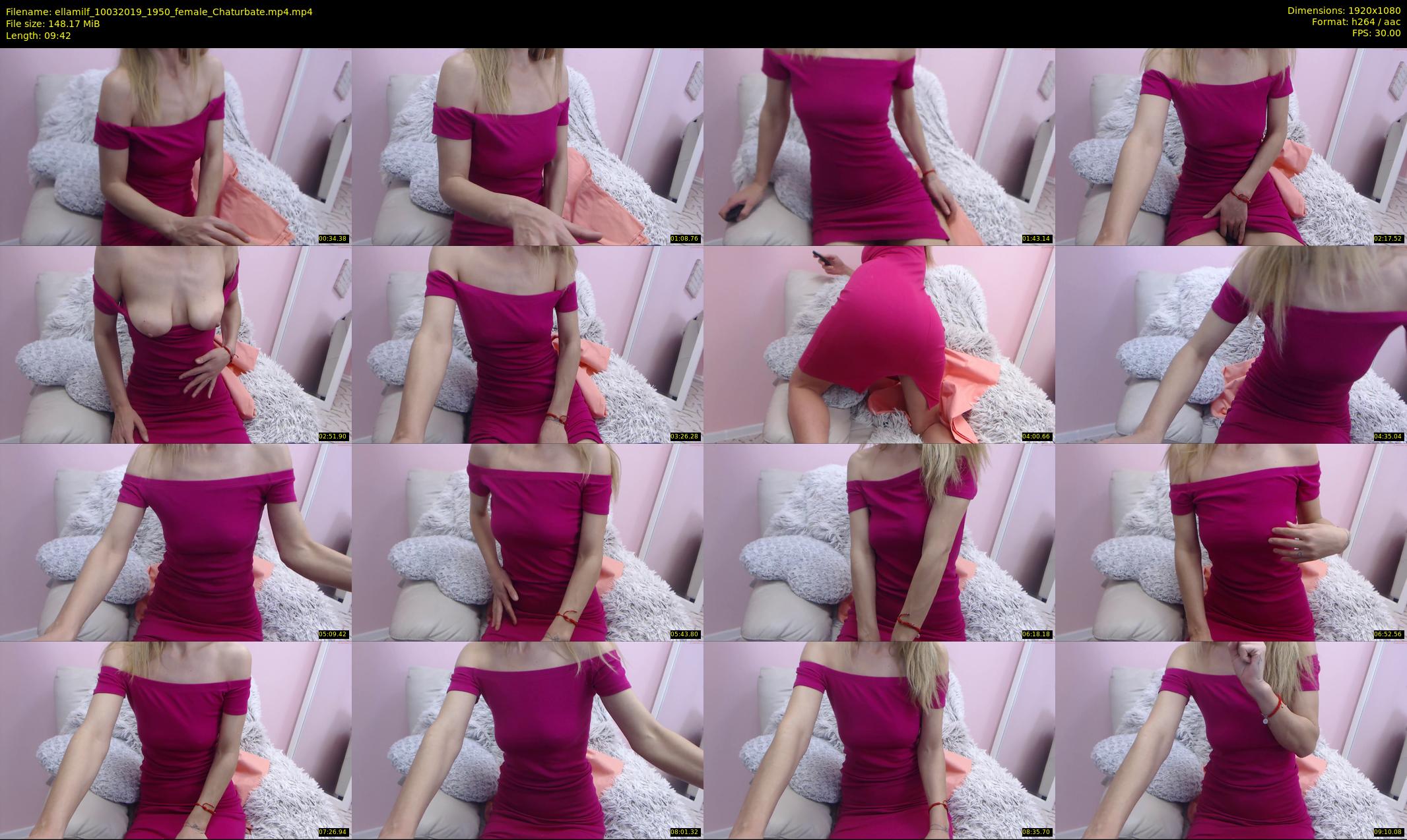 ellamilf — 10 minute Chaturbate female cam show recording, 1080p, Mar 10, 2019