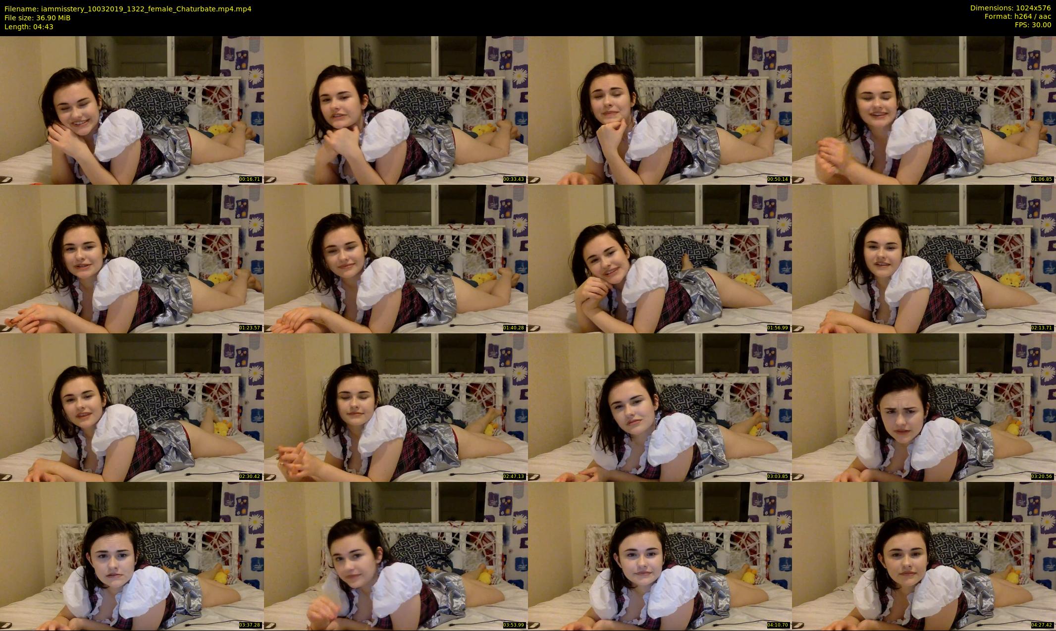 iammisstery — 5 minute Chaturbate female cam show recording, 480p, Mar 10, 2019
