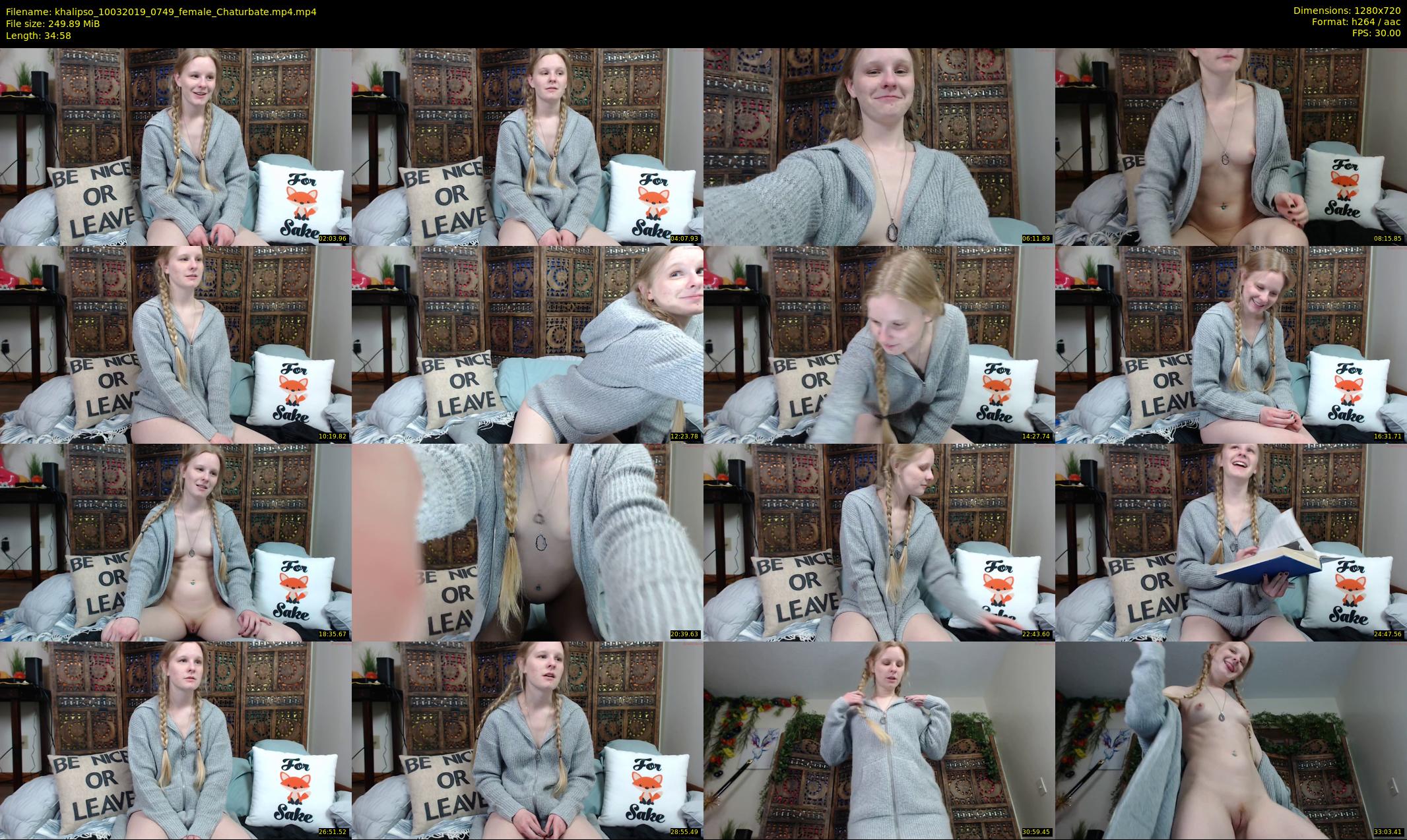 khalipso — 35 minute Chaturbate female cam show recording, 720p, Mar 10, 2019