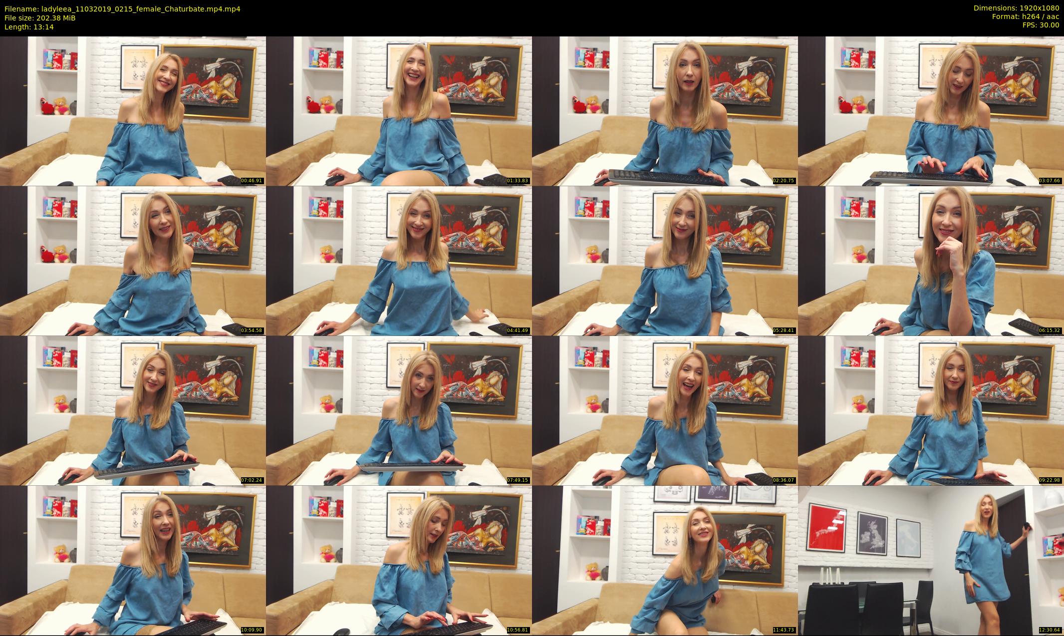 ladyleea — 14 minute Chaturbate female cam show recording, 1080p, Mar 11, 2019