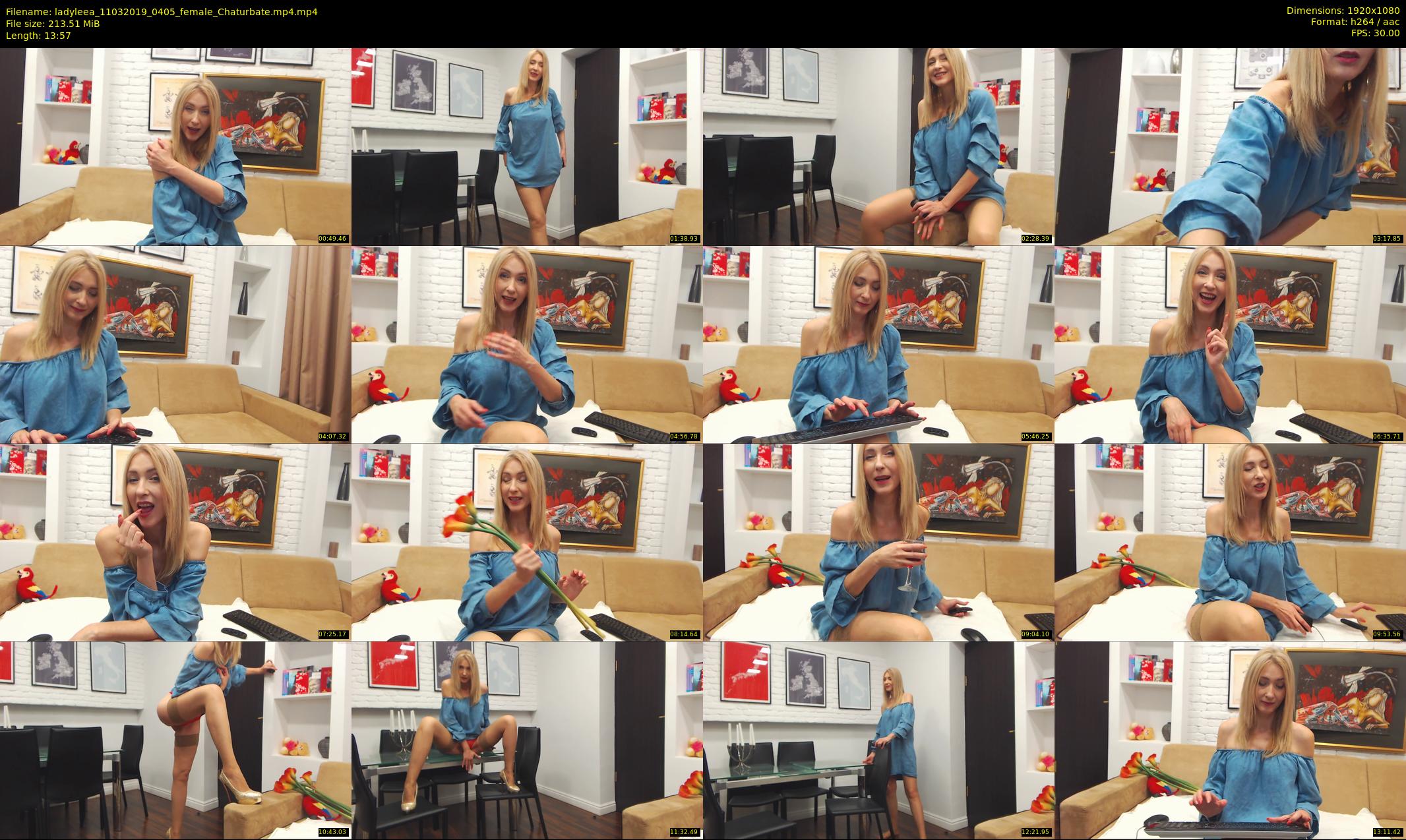 ladyleea — 14 minute Chaturbate female cam show recording, 1080p, Mar 11, 2019