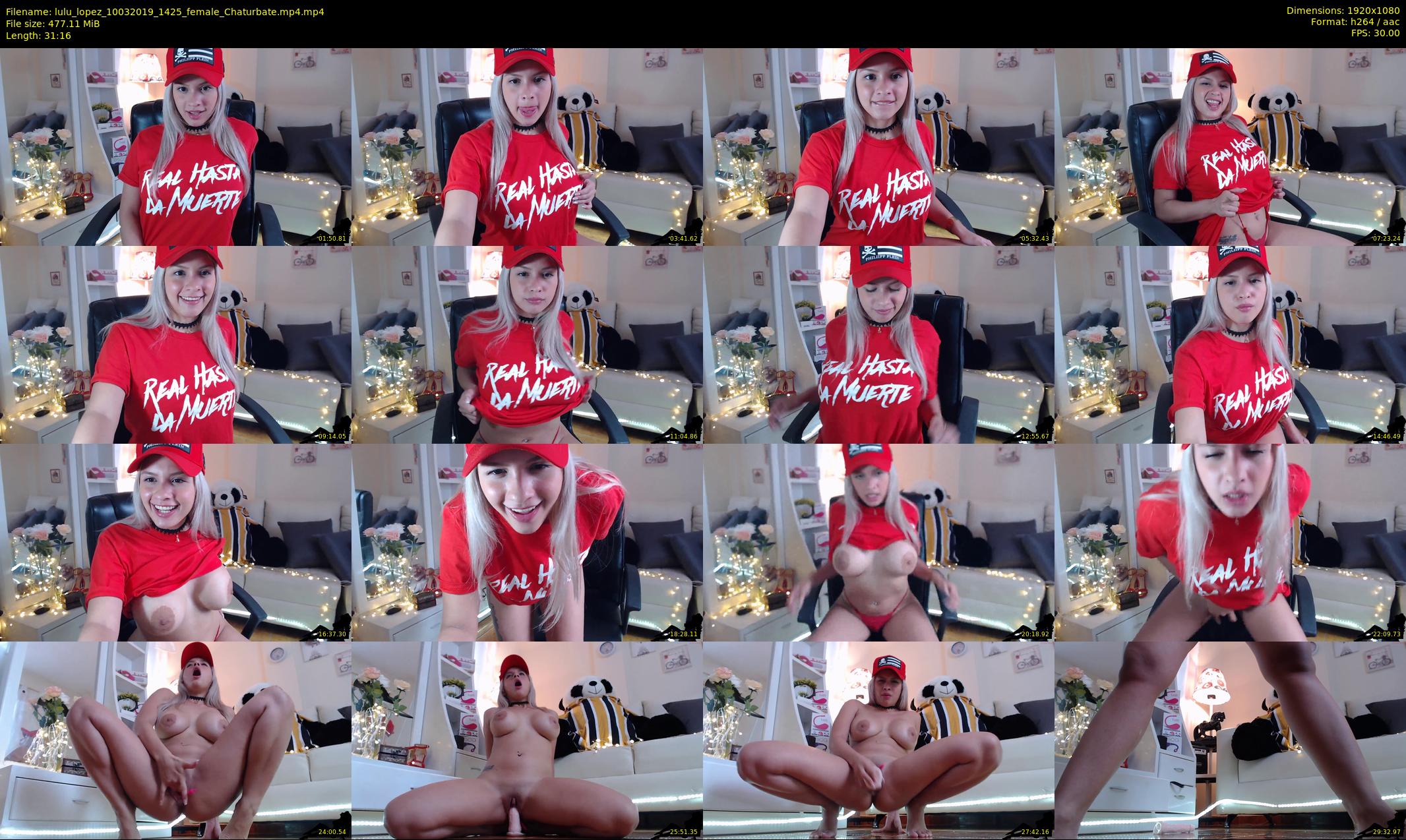 lulu_lopez — 32 minute Chaturbate female cam show recording, 1080p, Mar 10, 2019