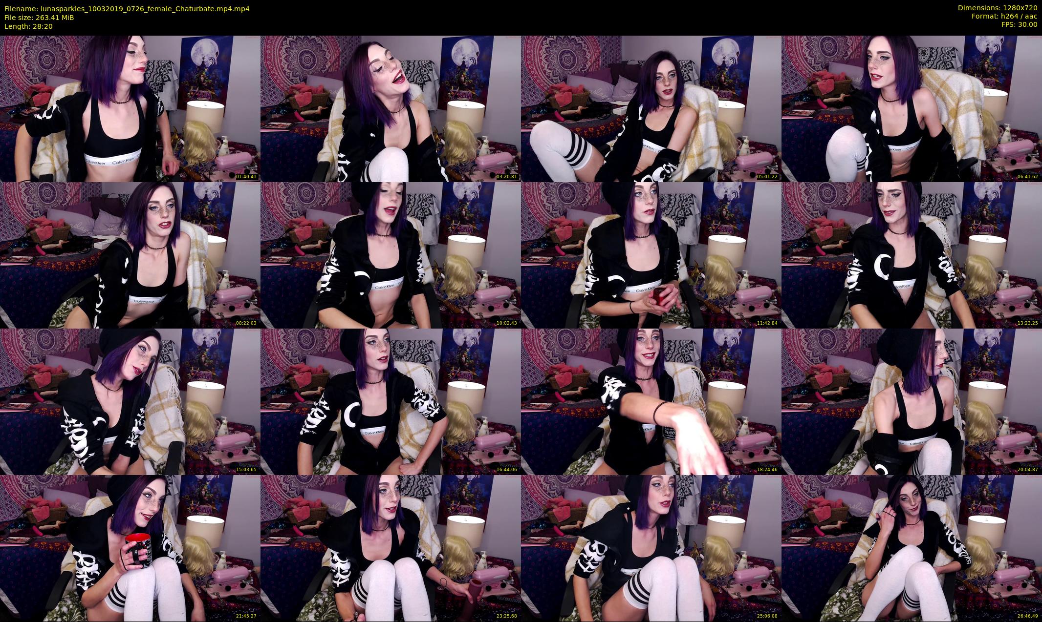 lunasparkles — 29 minute Chaturbate female cam show recording, 720p, Mar 10, 2019