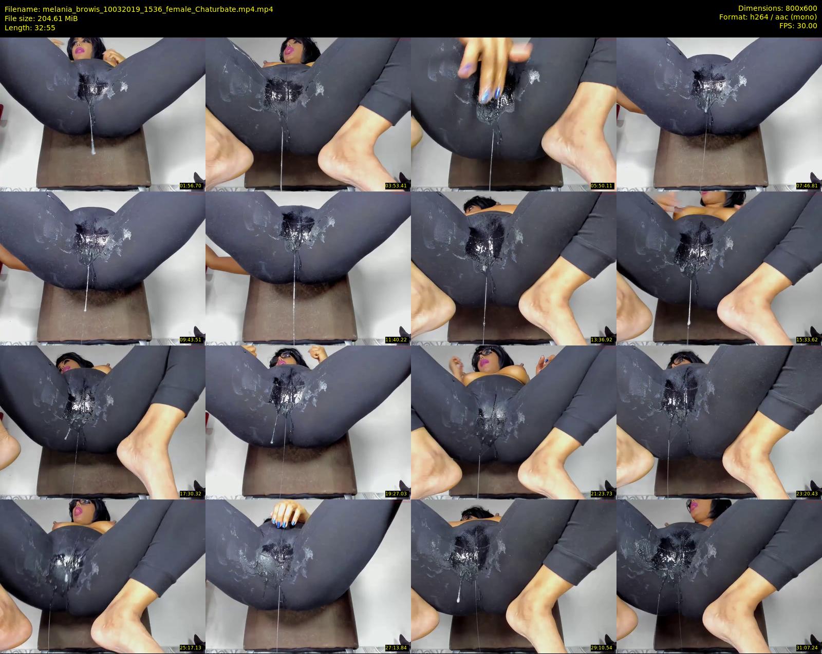 melania_browis — 33 minute Chaturbate female cam show recording, 480p, Mar 10, 2019