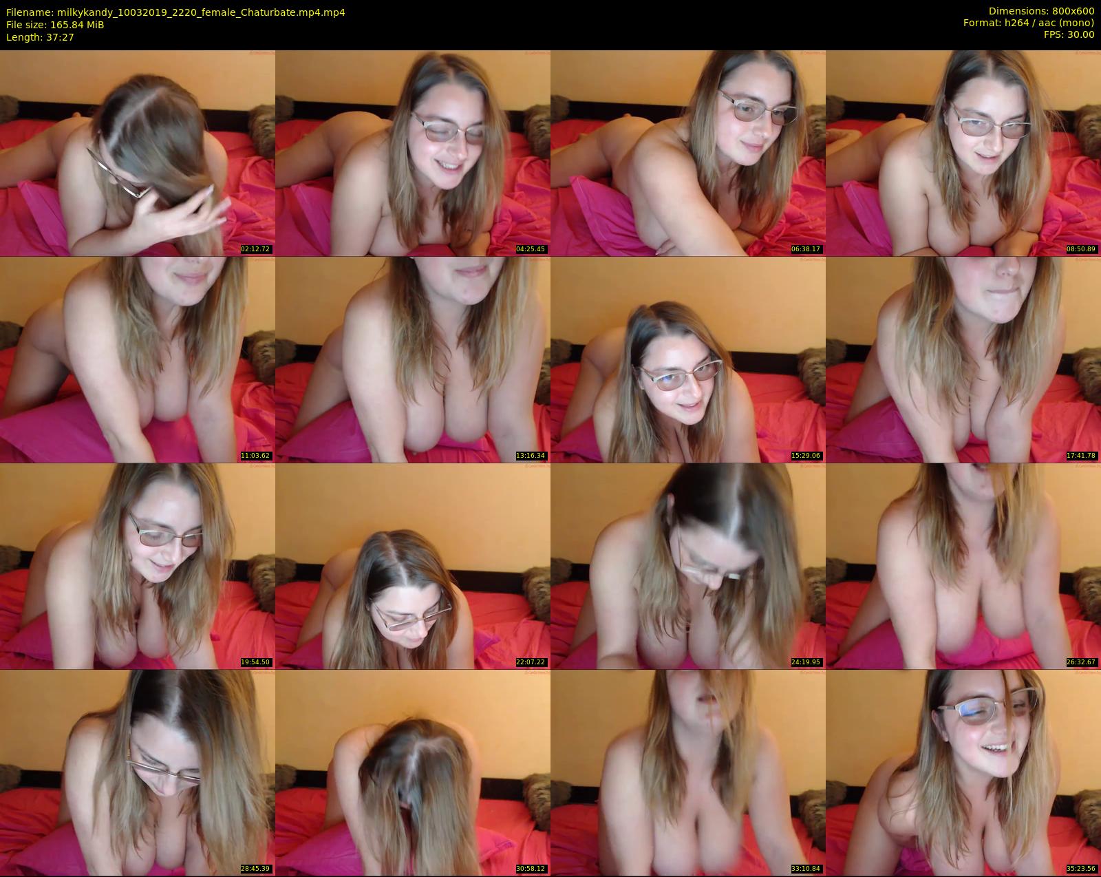 milkykandy — 38 minute Chaturbate female cam show recording, 480p, Mar 10, 2019
