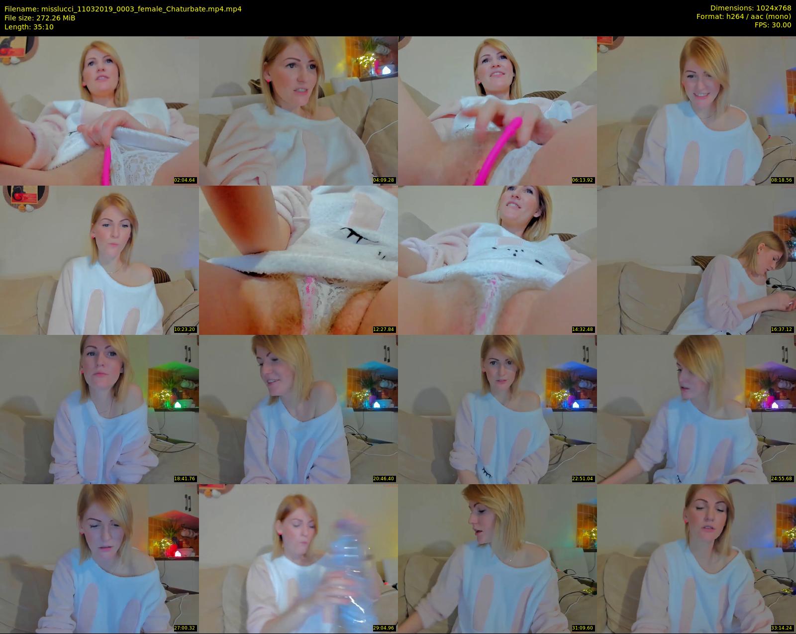 misslucci — 36 minute Chaturbate female cam show recording, 720p, Mar 11, 2019