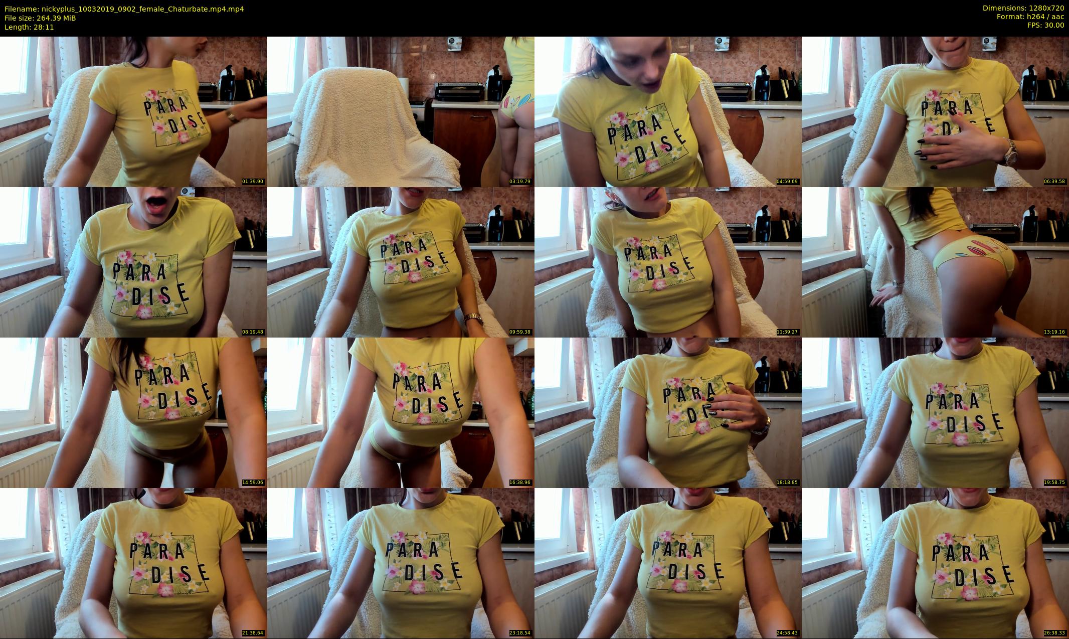 nickyplus — 29 minute Chaturbate couple cam show recording, 720p, Mar 10, 2019
