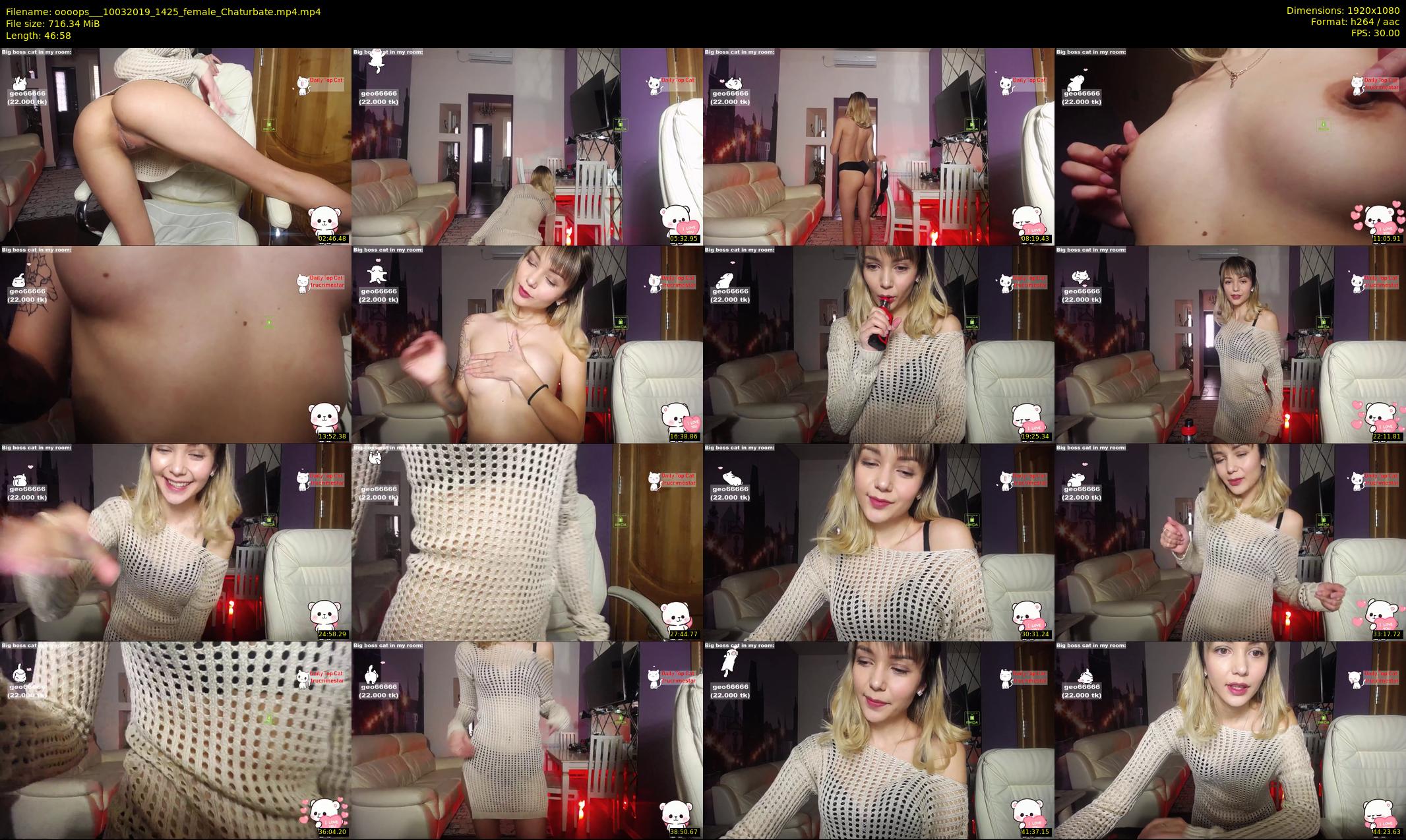 oooops__ — 47 minute Chaturbate female cam show recording, 1080p, Mar 10, 2019