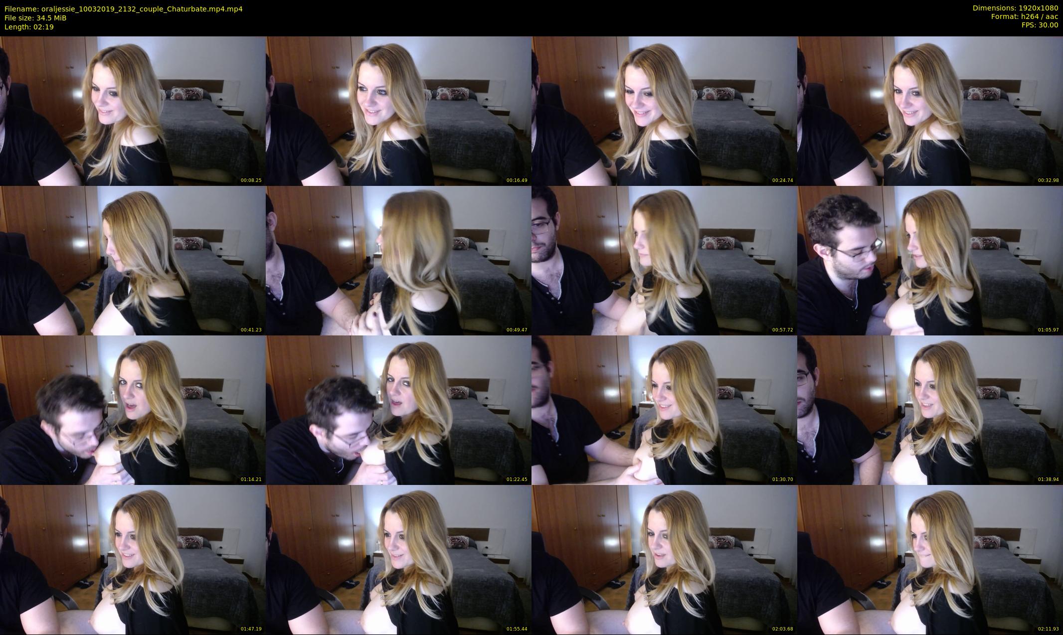 oraljessie — 3 minute Chaturbate couple cam show recording, 1080p, Mar 10, 2019