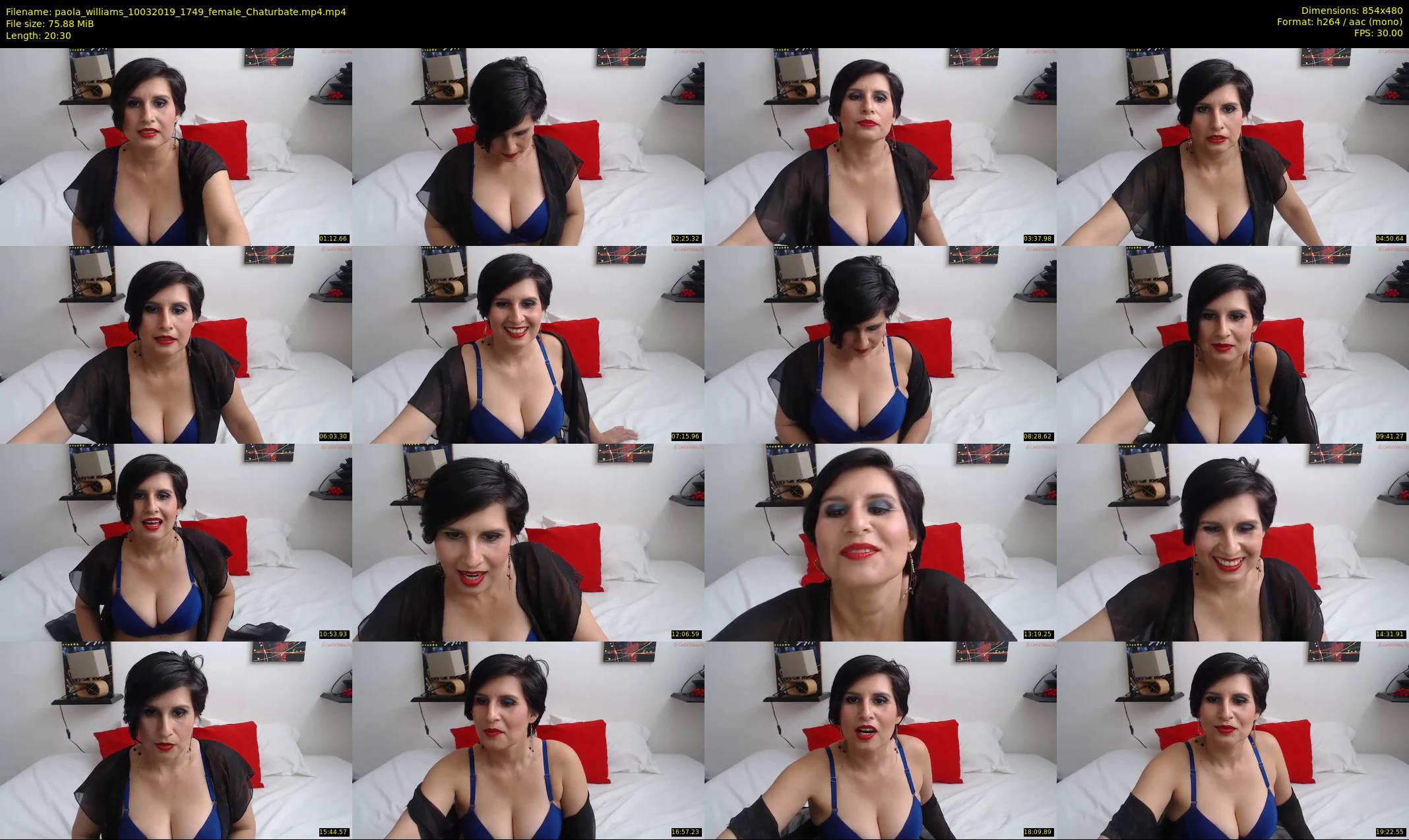 paola_williams — 21 minute Chaturbate female cam show recording, 480p, Mar 10, 2019