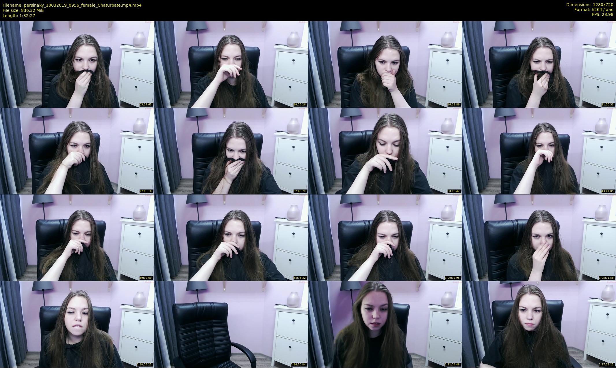 persinaky — 93 minute Chaturbate female cam show recording, 720p, Mar 10, 2019