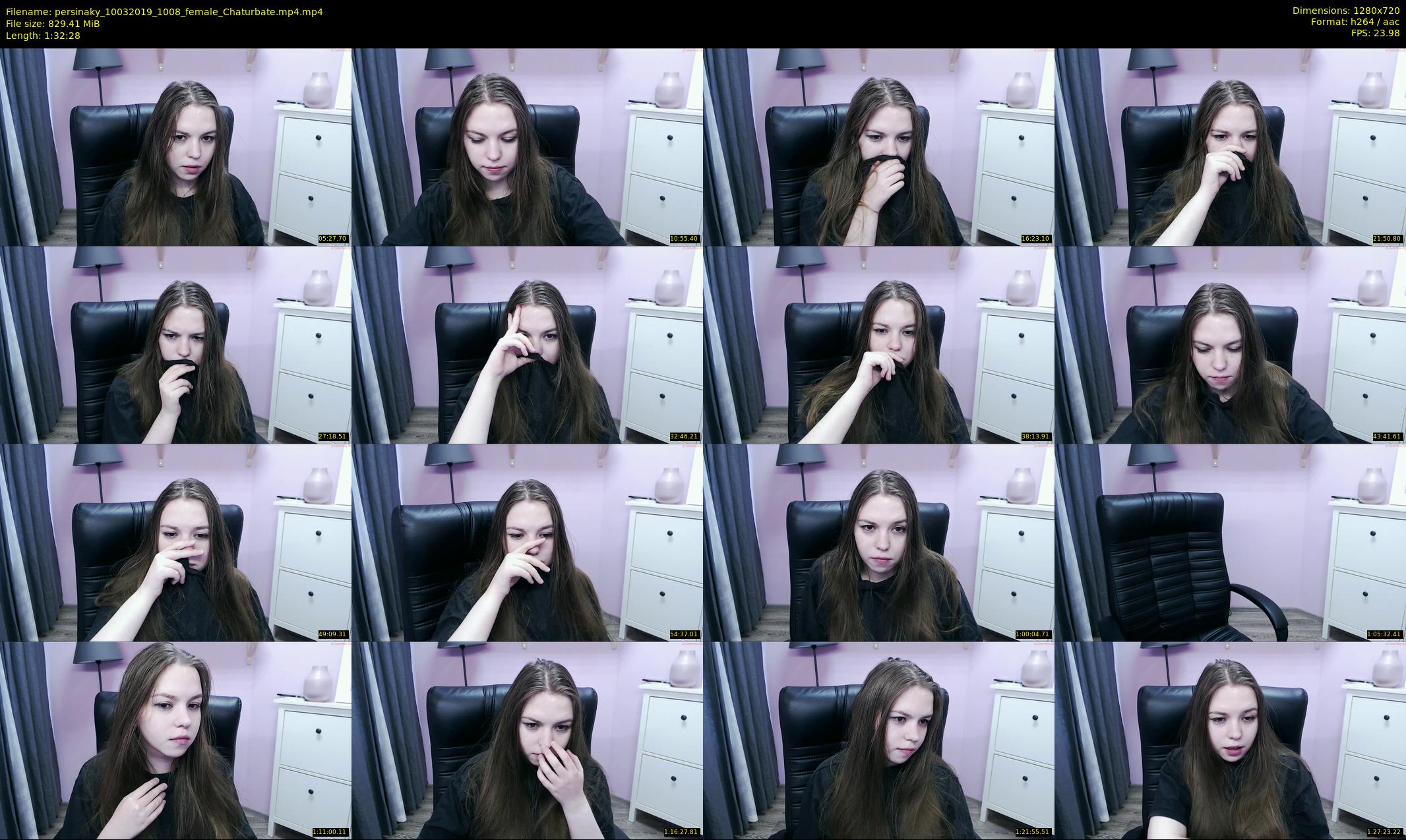 persinaky — 93 minute Chaturbate female cam show recording, 720p, Mar 10, 2019