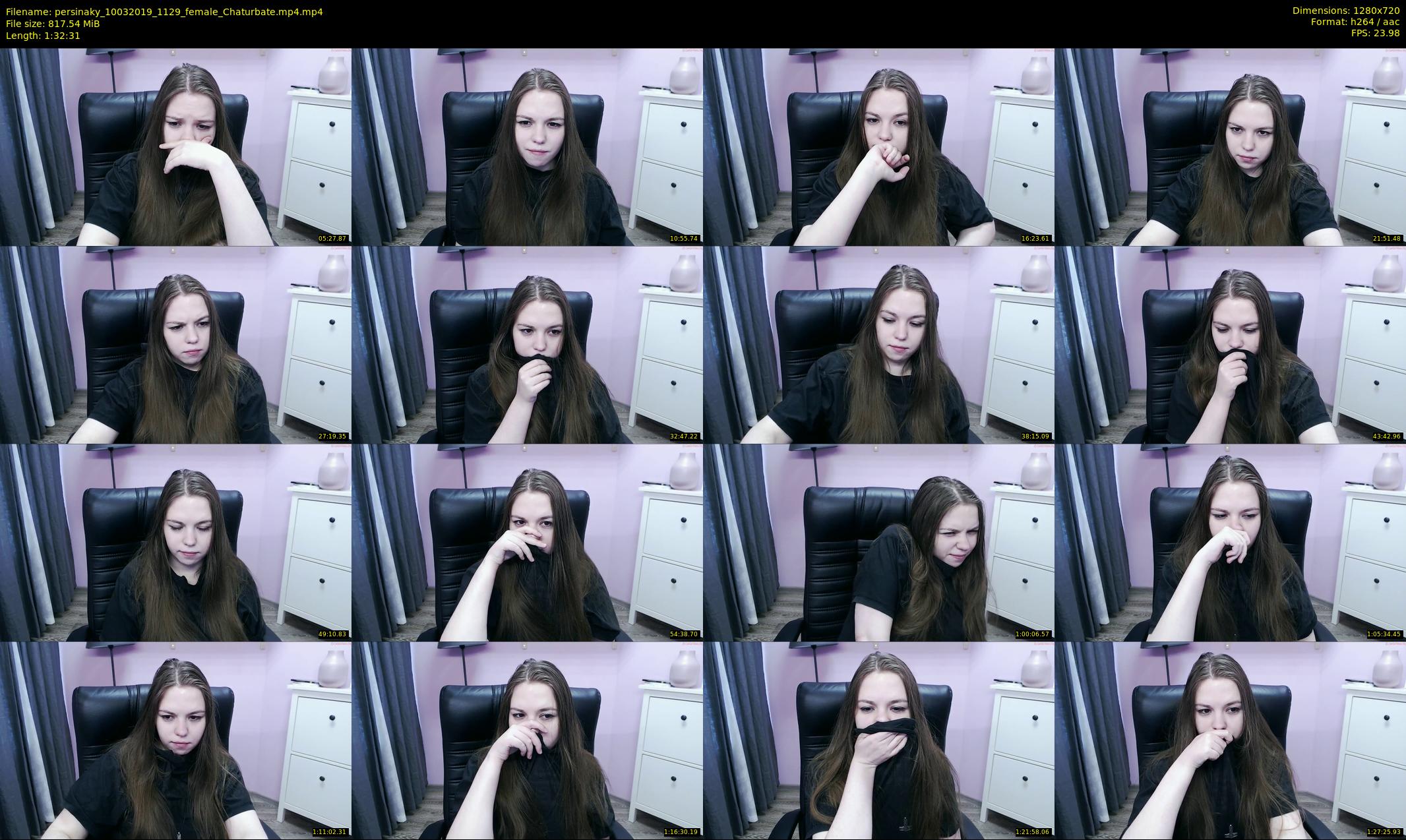 persinaky — 93 minute Chaturbate female cam show recording, 720p, Mar 10, 2019