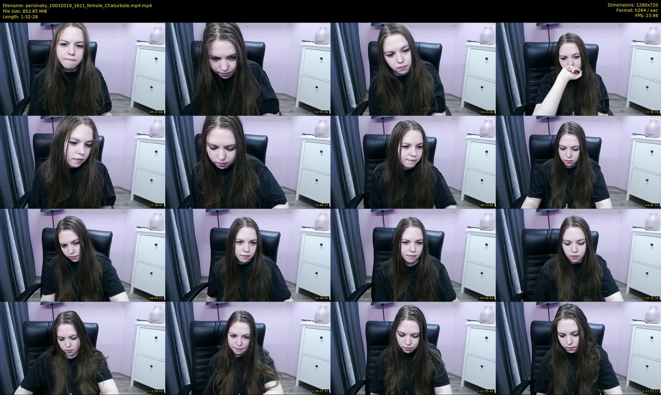 persinaky — 93 minute Chaturbate female cam show recording, 720p, Mar 10, 2019