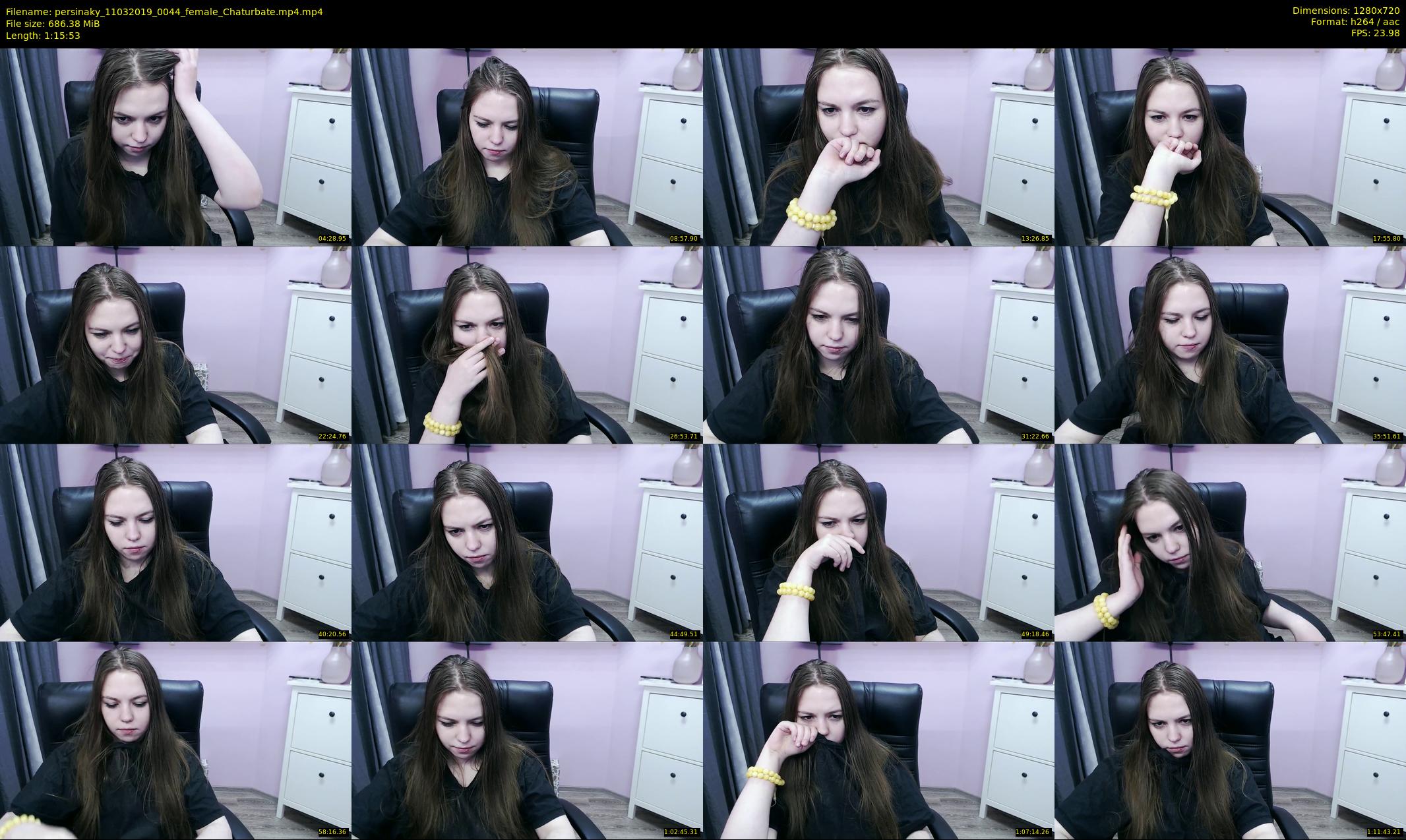 persinaky — 76 minute Chaturbate female cam show recording, 720p, Mar 11, 2019