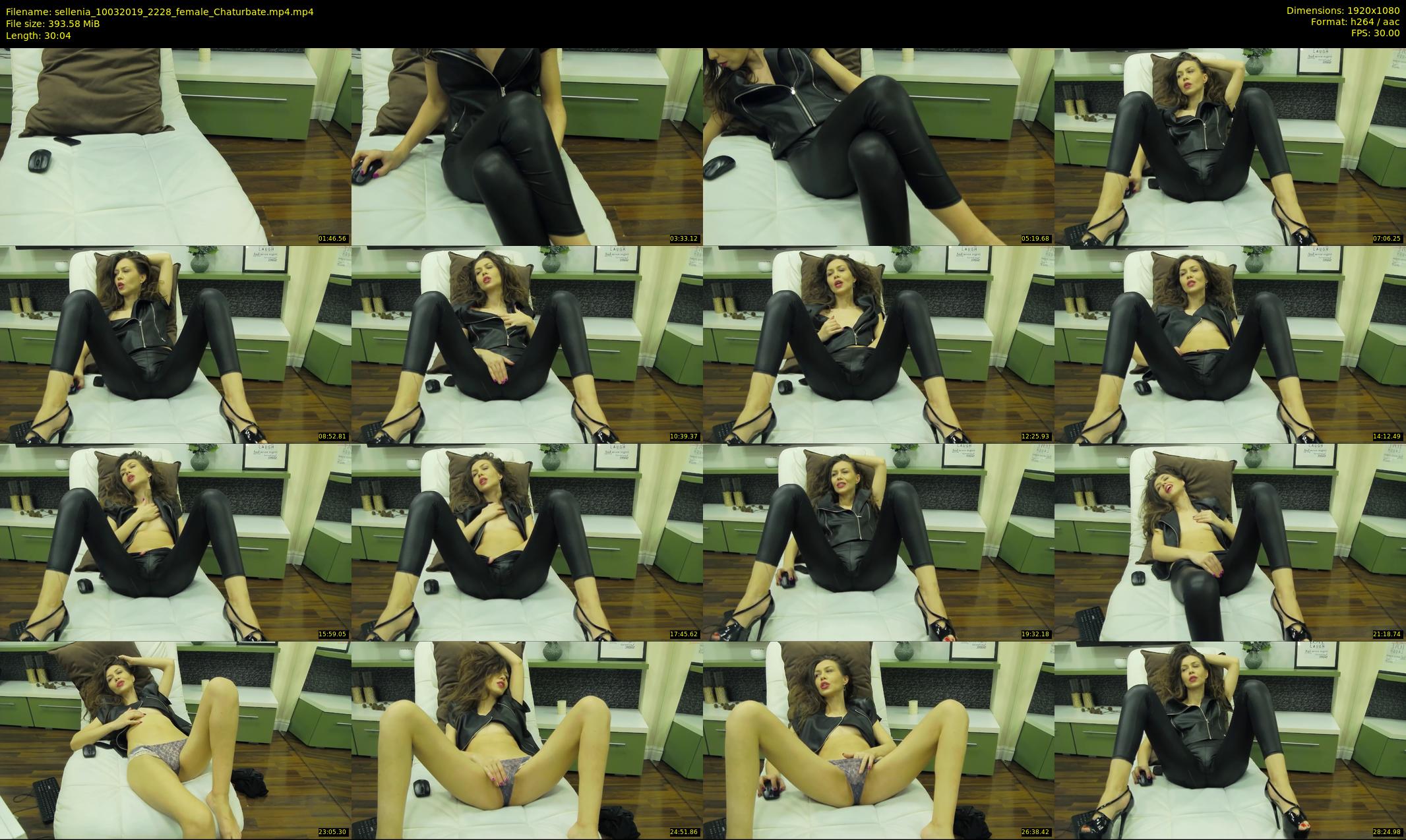 sellenia — 31 minute Chaturbate female cam show recording, 1080p, Mar 10, 2019
