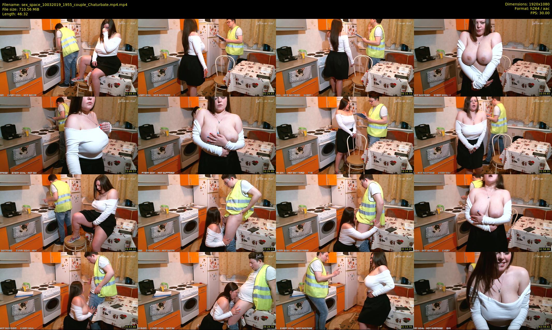 sex_space — 47 minute Chaturbate couple cam show recording, 1080p, Mar 10, 2019
