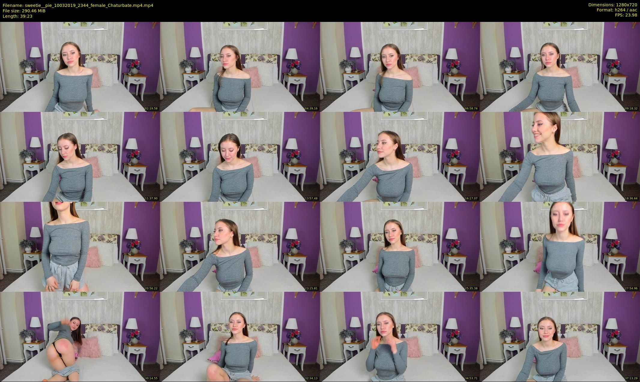 sweetie__pie — 40 minute Chaturbate female cam show recording, 720p, Mar 10, 2019