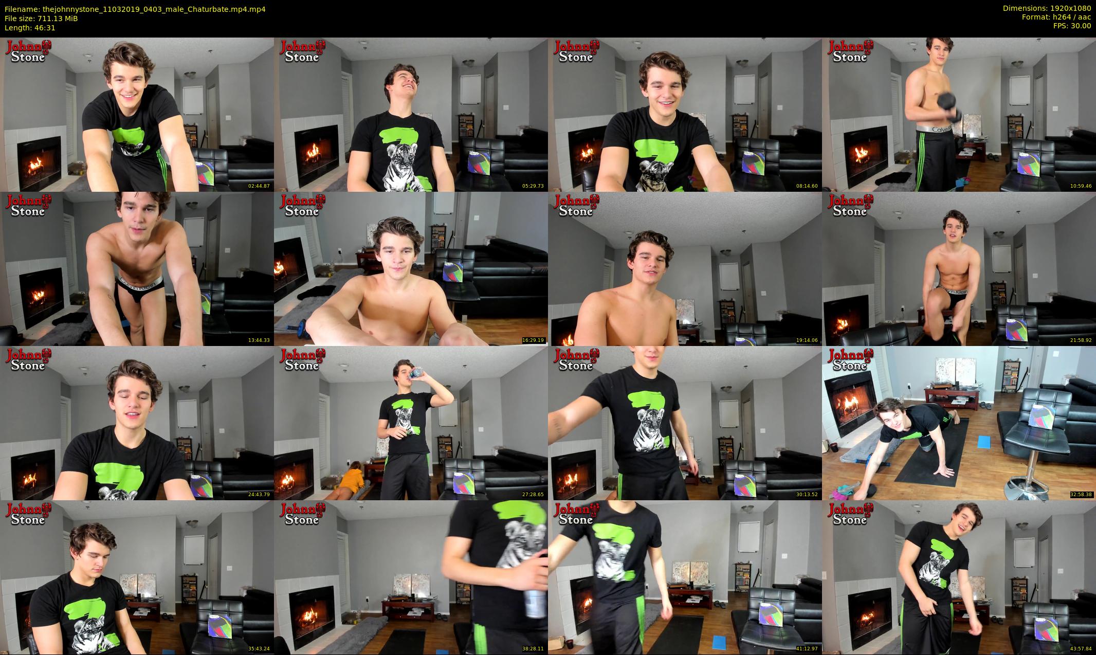 thejohnnystone — 47 minute Chaturbate male cam show recording, 1080p, Mar 11, 2019