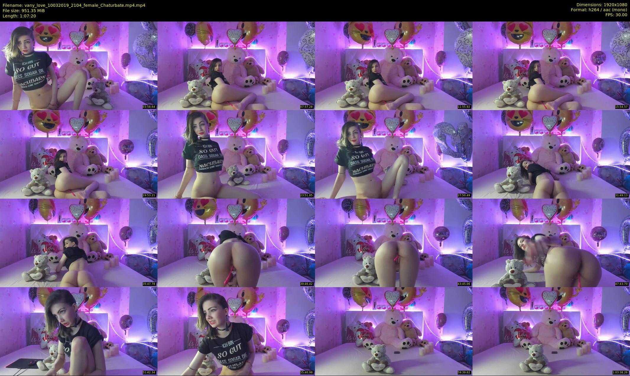 vany_love — 68 minute Chaturbate female cam show recording, 1080p, Mar 10, 2019