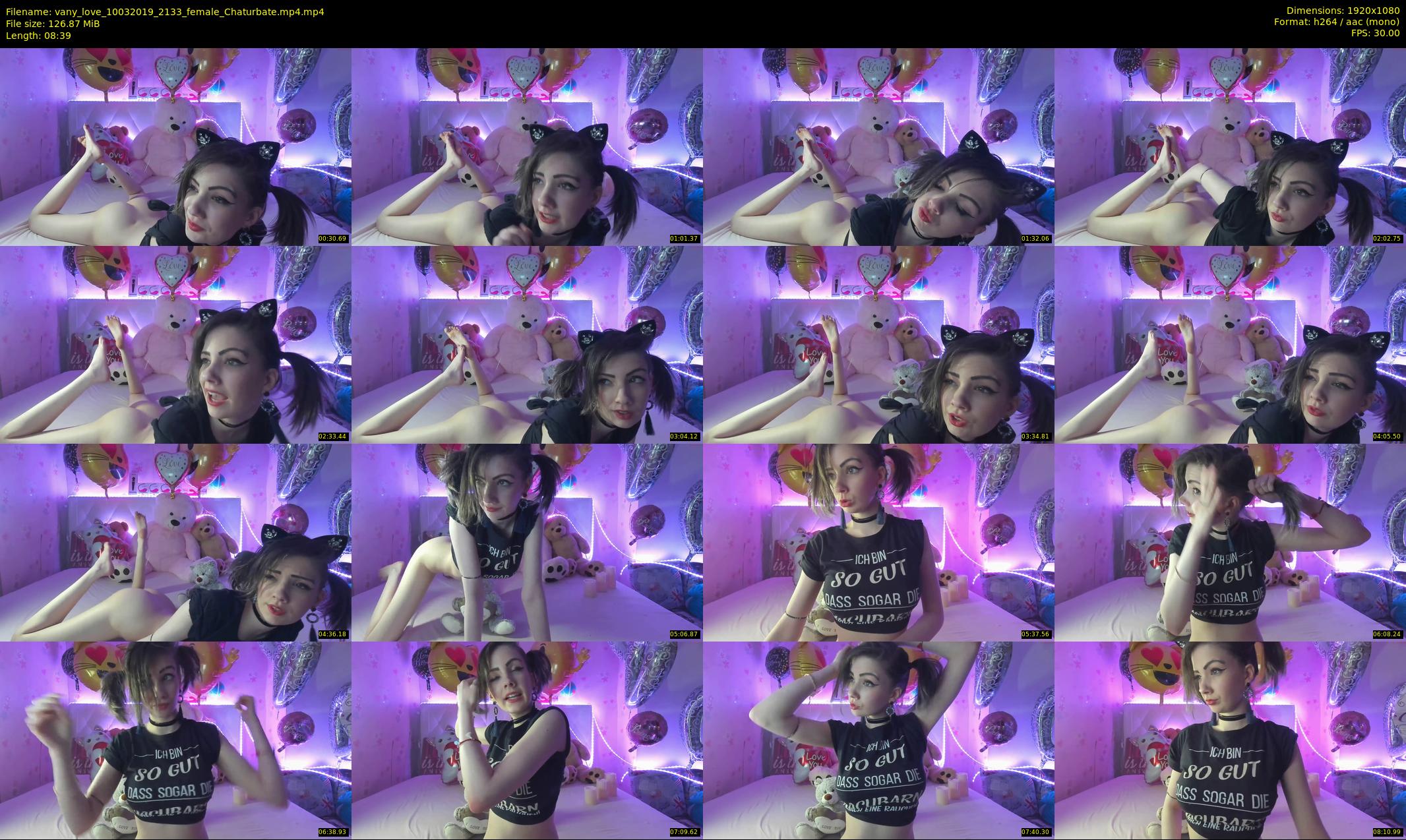 vany_love — 9 minute Chaturbate female cam show recording, 1080p, Mar 10, 2019