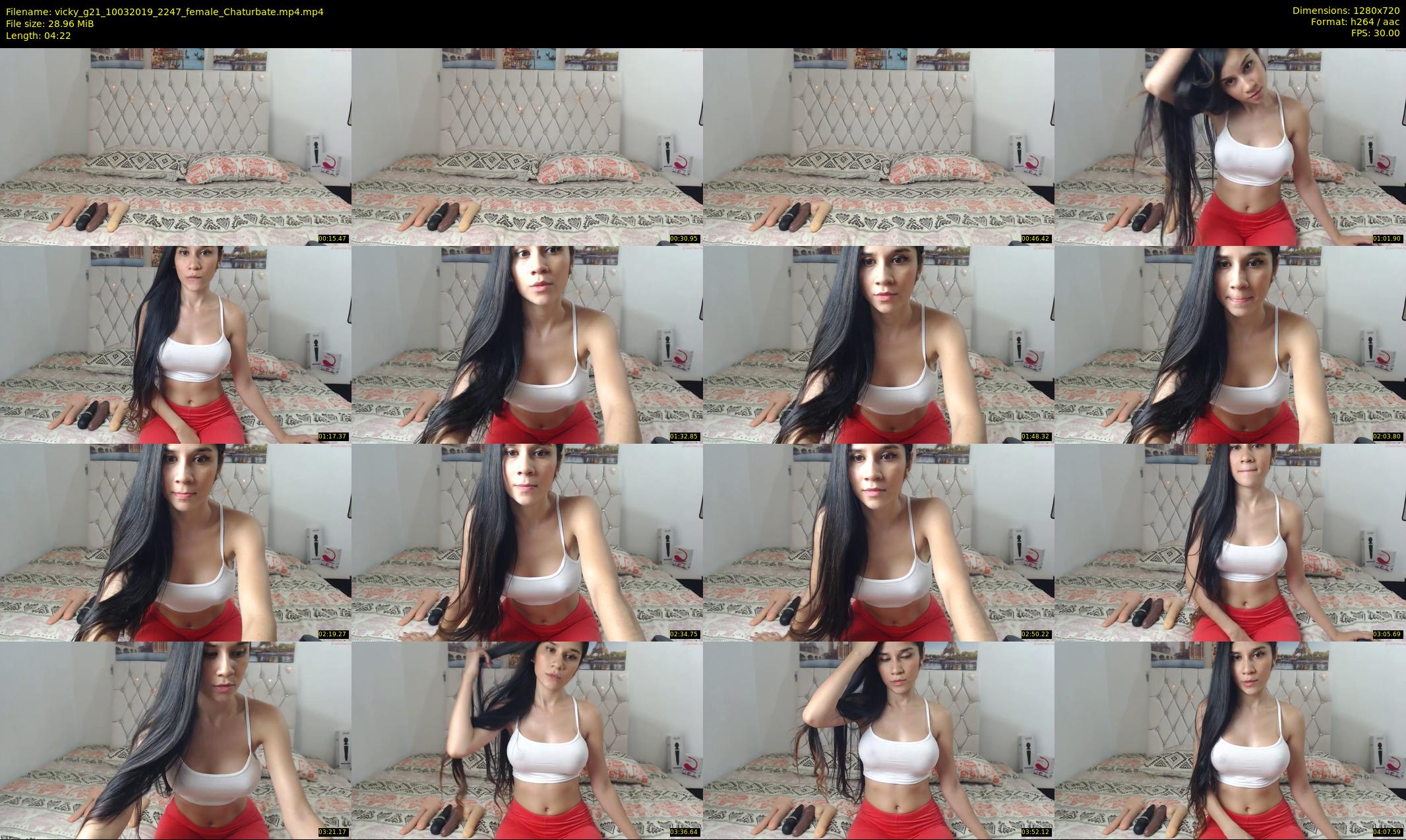 vicky_g21 — 5 minute Chaturbate female cam show recording, 720p, Mar 10, 2019