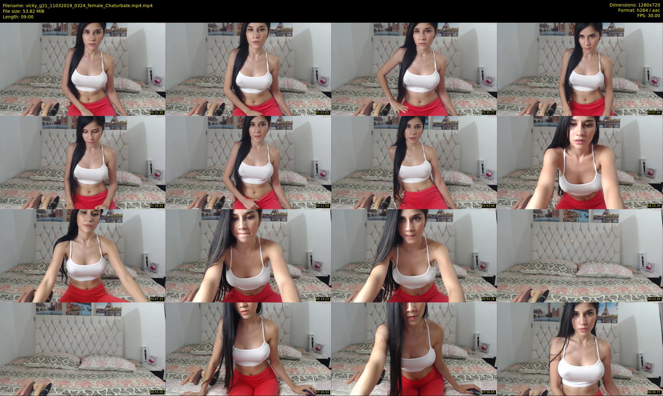 vicky_g21 — 9 minute Chaturbate female cam show recording, 720p, Mar 11, 2019