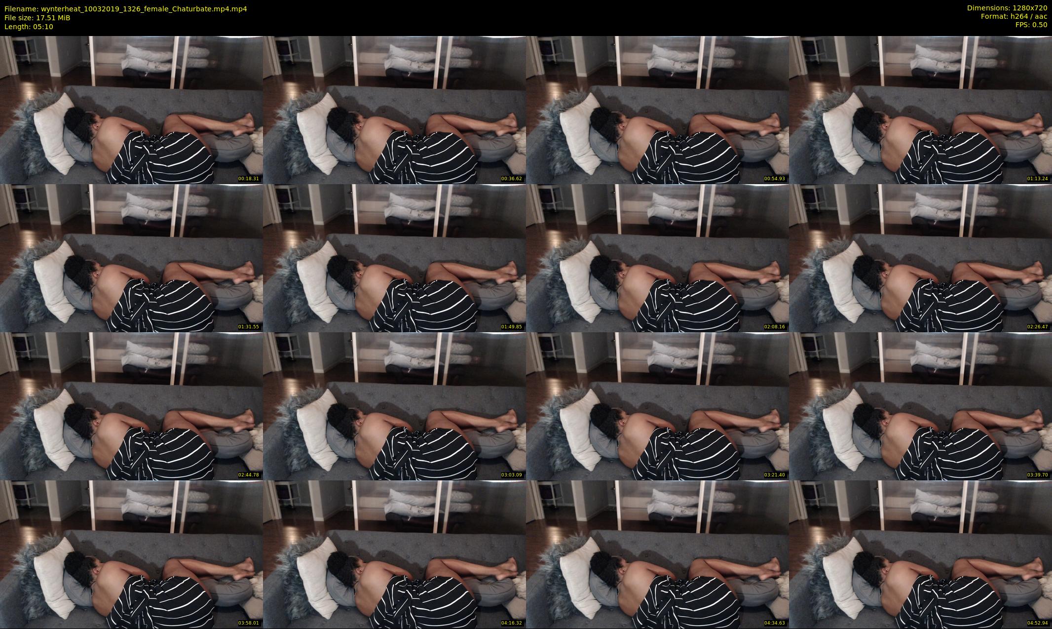wynterheat — 6 minute Chaturbate female cam show recording, 720p, Mar 10, 2019