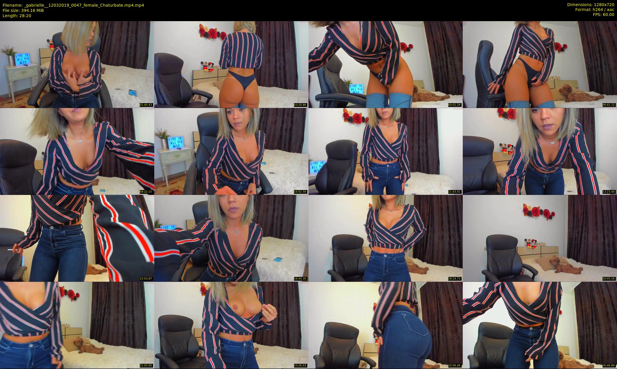 _gabrielle_ — 29 minute Chaturbate female cam show recording, 720p, Mar 12, 2019
