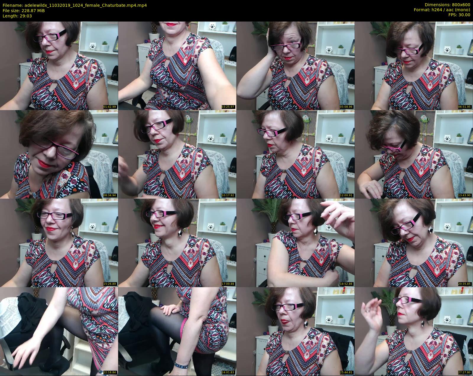adelewildx — 30 minute Chaturbate female cam show recording, 480p, Mar 11, 2019
