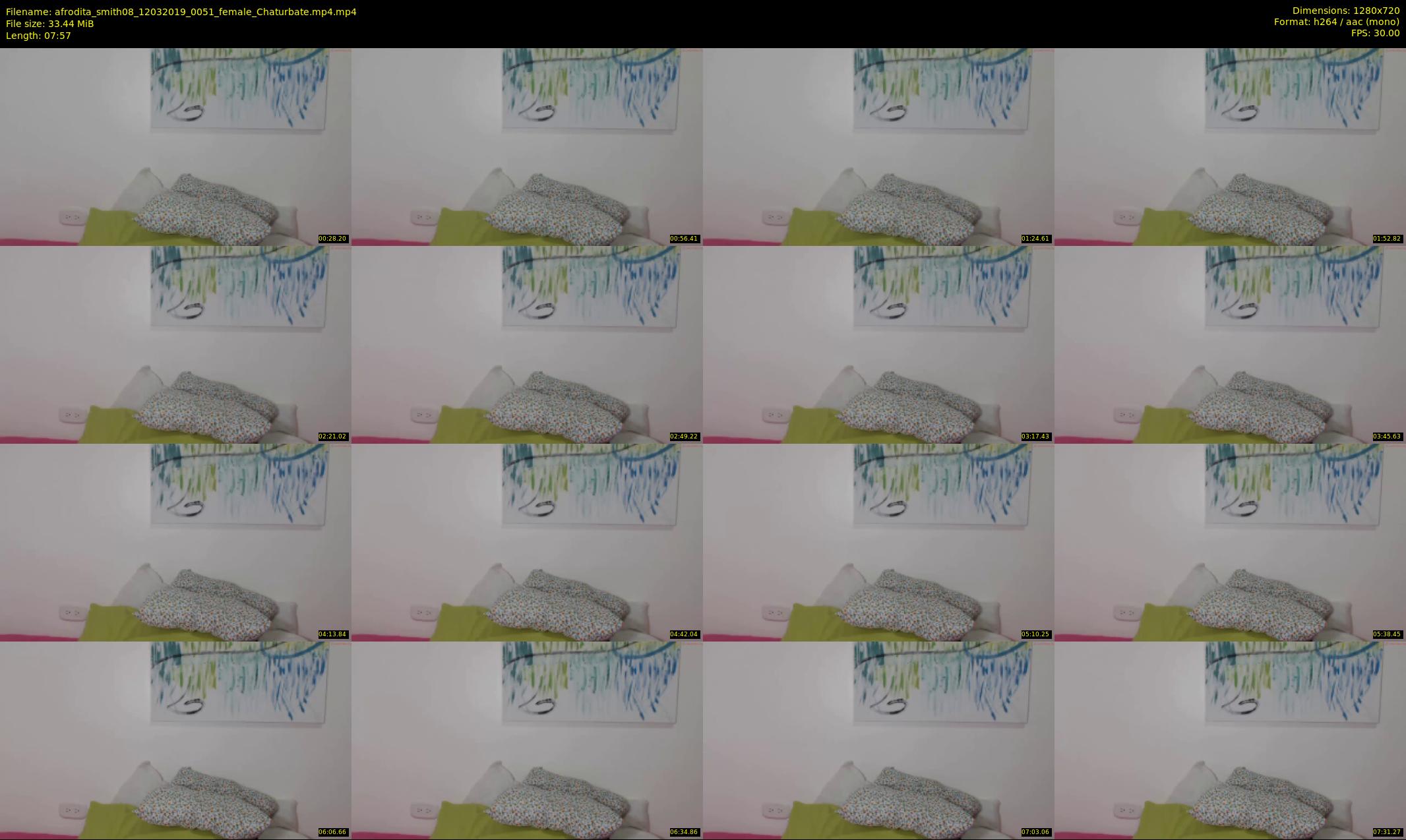 afrodita_smith08 — 8 minute Chaturbate female cam show recording, 720p, Mar 12, 2019