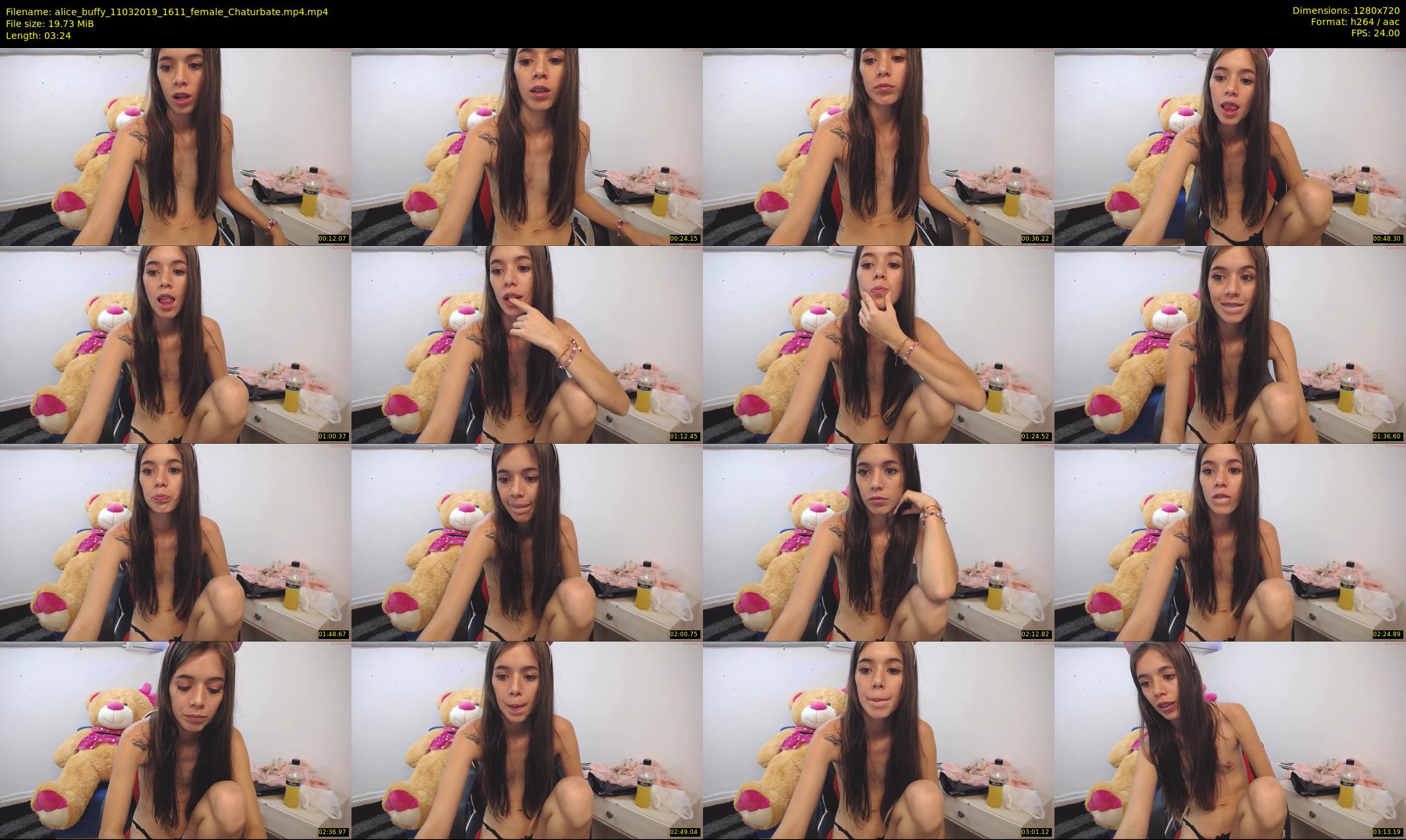 alice_buffy — 4 minute Chaturbate female cam show recording, 720p, Mar 11, 2019