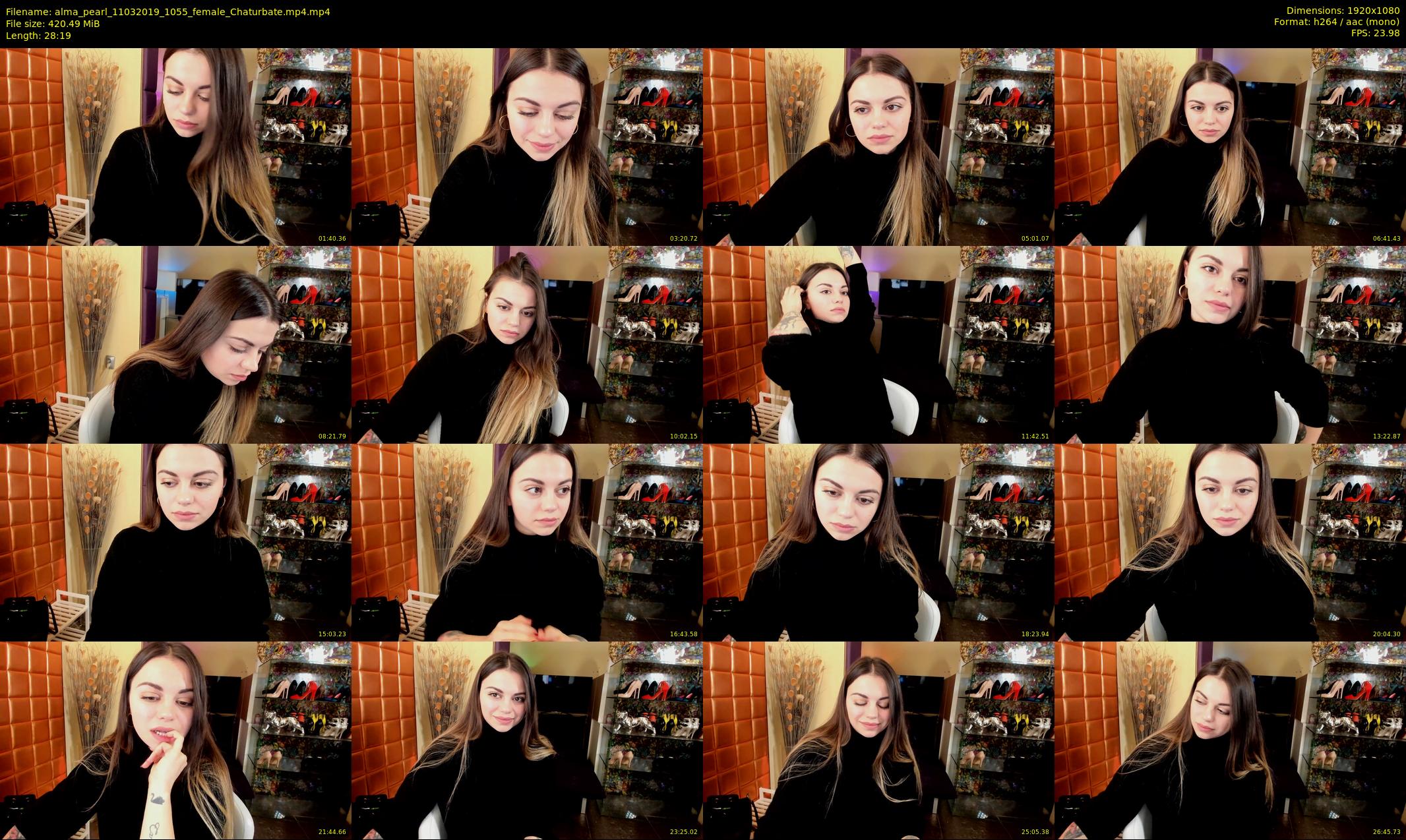 alma_pearl — 29 minute Chaturbate female cam show recording, 1080p, Mar 11, 2019