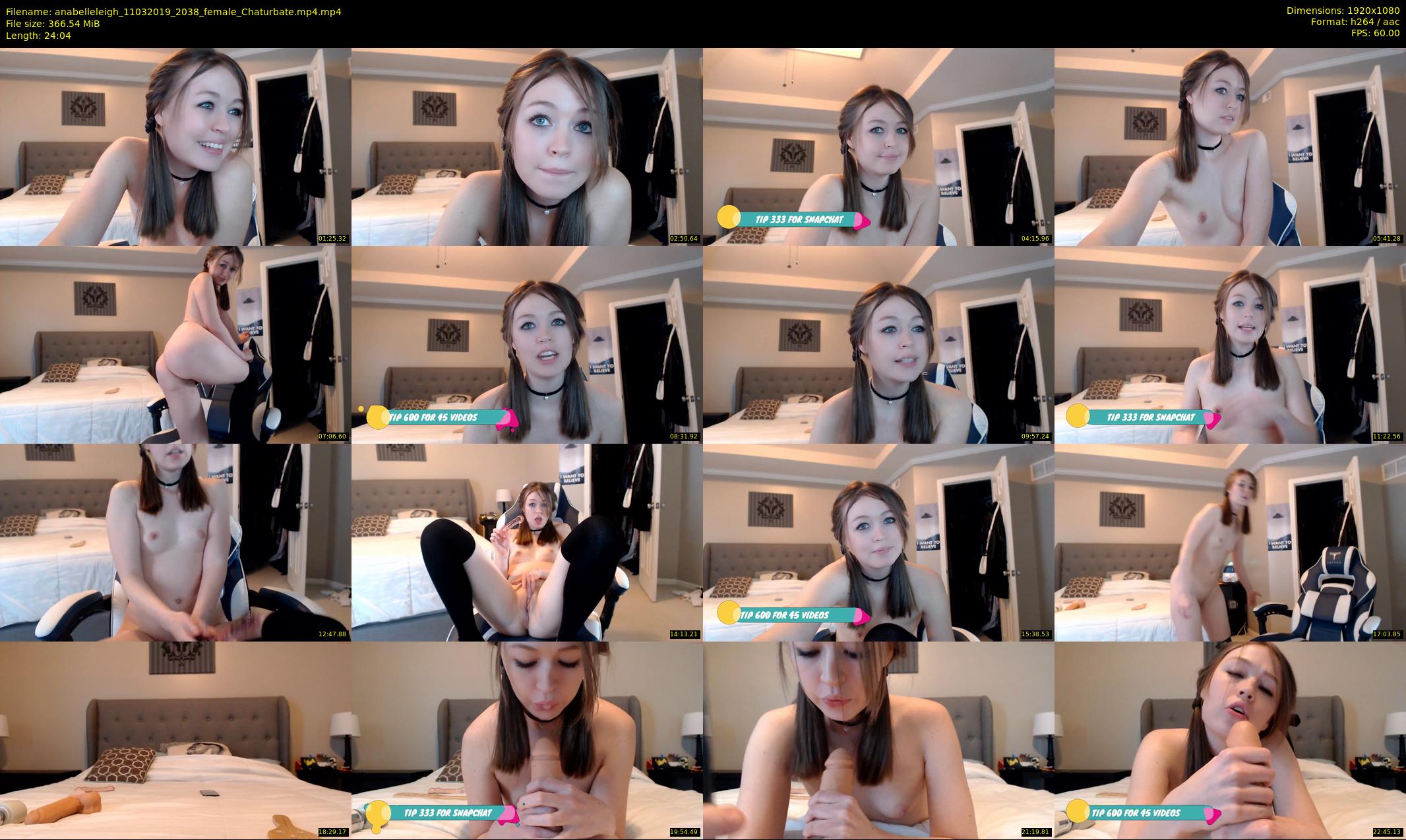 anabelleleigh — 25 minute Chaturbate female cam show recording, 1080p, Mar 11, 2019