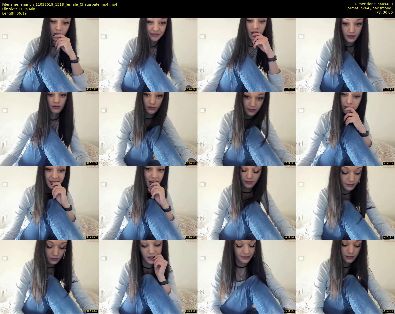 anarich — 7 minute Chaturbate female cam show recording, 480p, Mar 11, 2019
