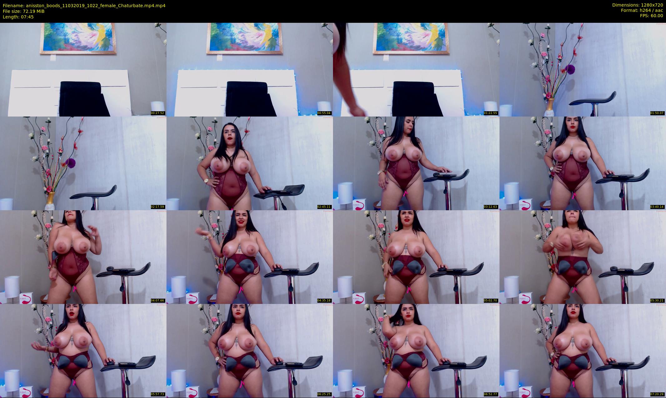 anisston_boods — 8 minute Chaturbate female cam show recording, 720p, Mar 11, 2019