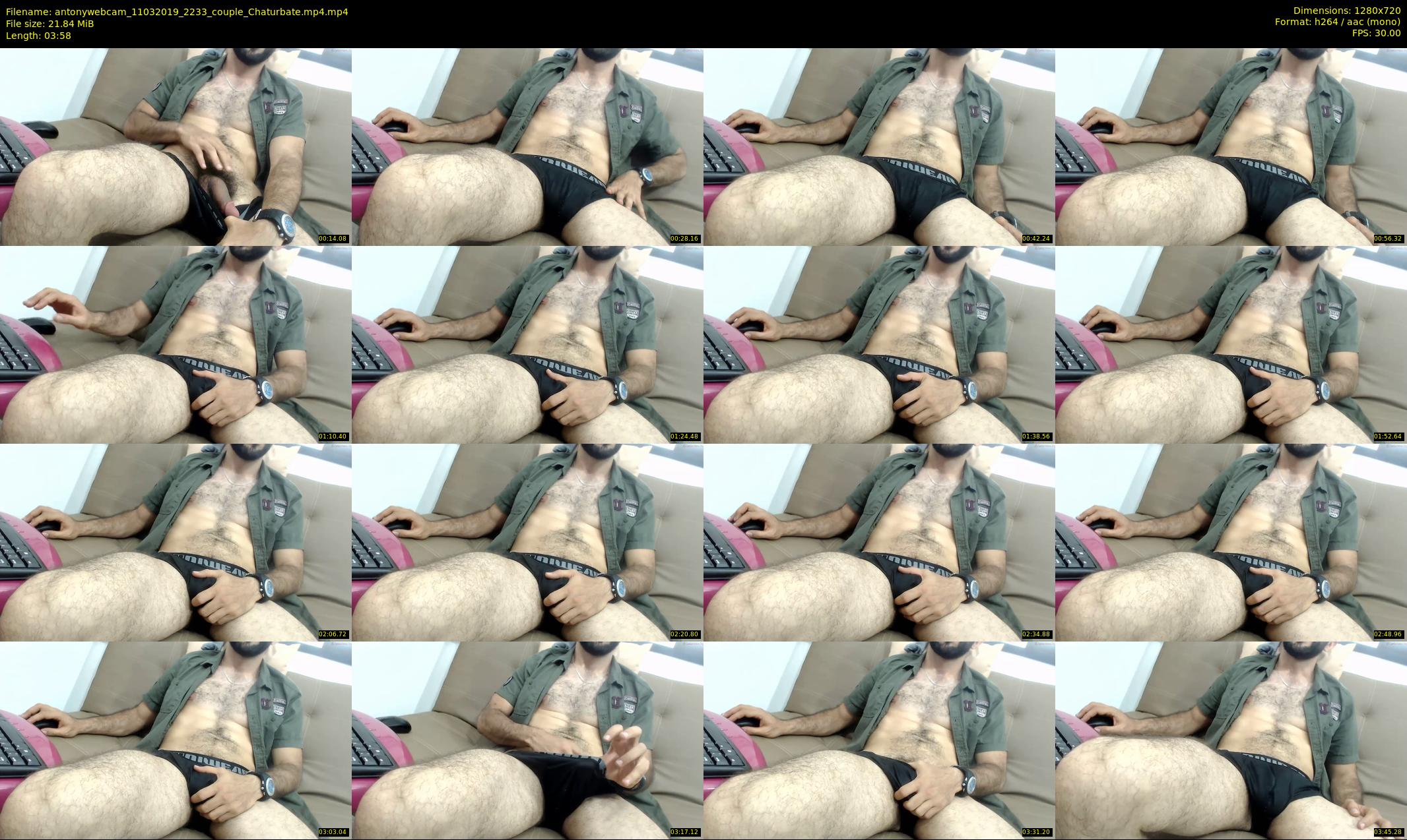 antonywebcam — 4 minute Chaturbate male cam show recording, 720p, Mar 11, 2019