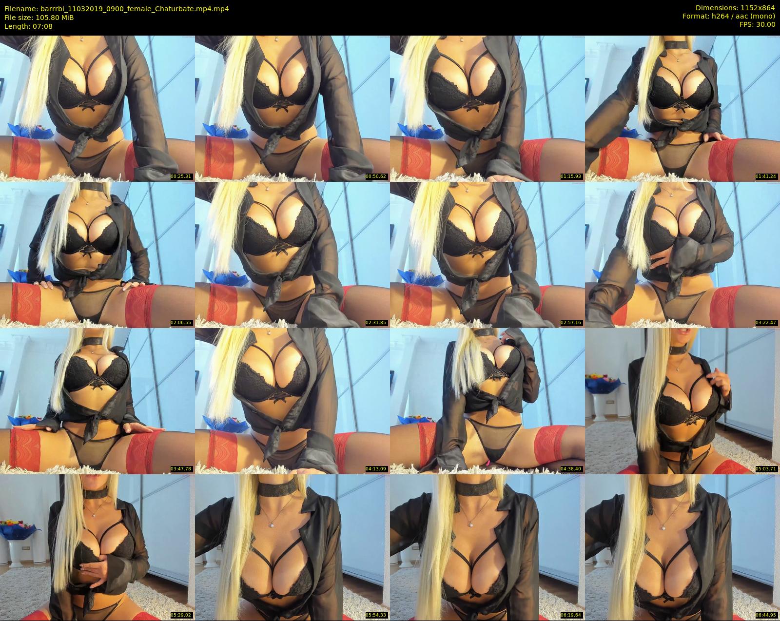 barrrbi — 8 minute Chaturbate female cam show recording, 720p, Mar 11, 2019
