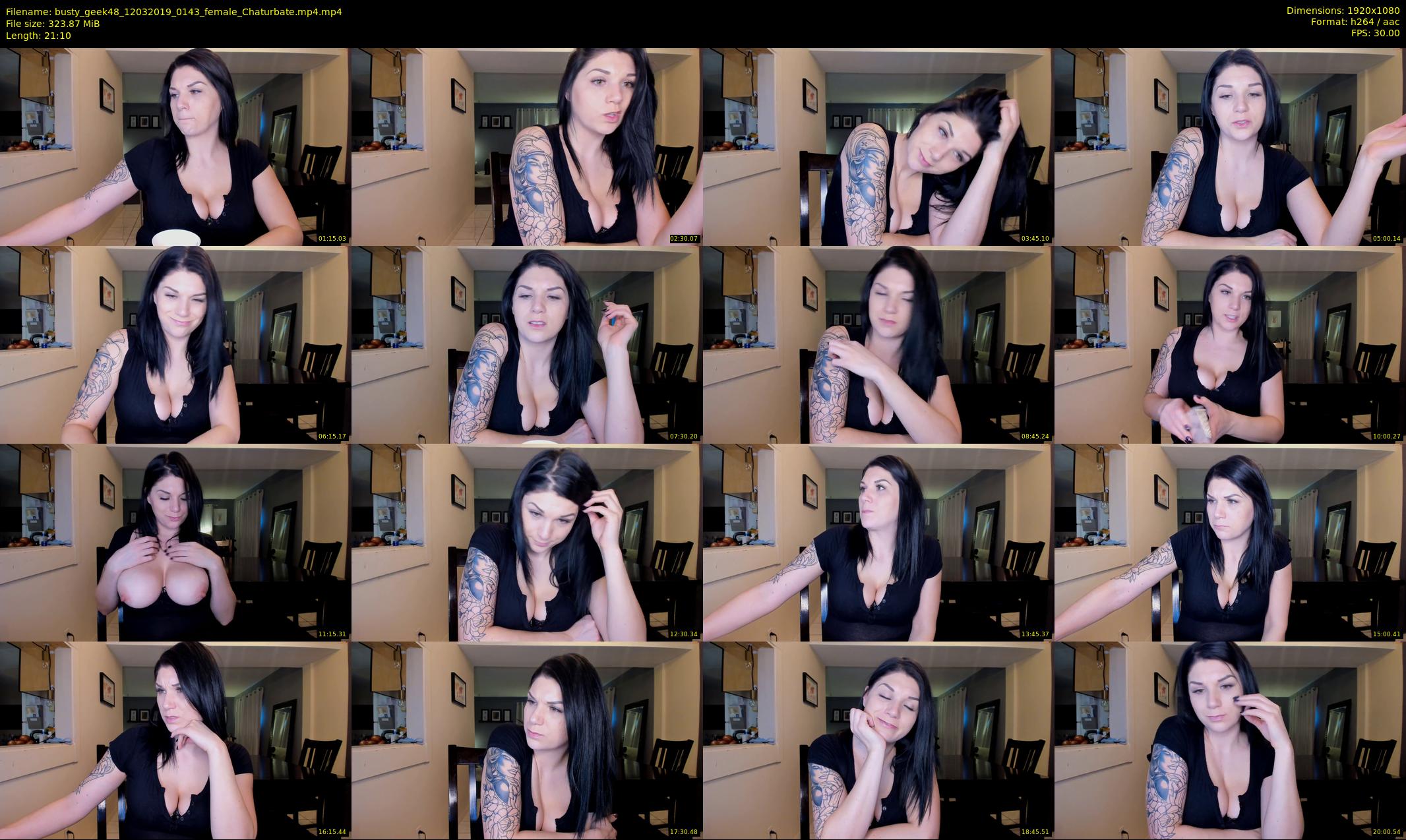busty_geek48 — 22 minute Chaturbate female cam show recording, 1080p, Mar 12, 2019