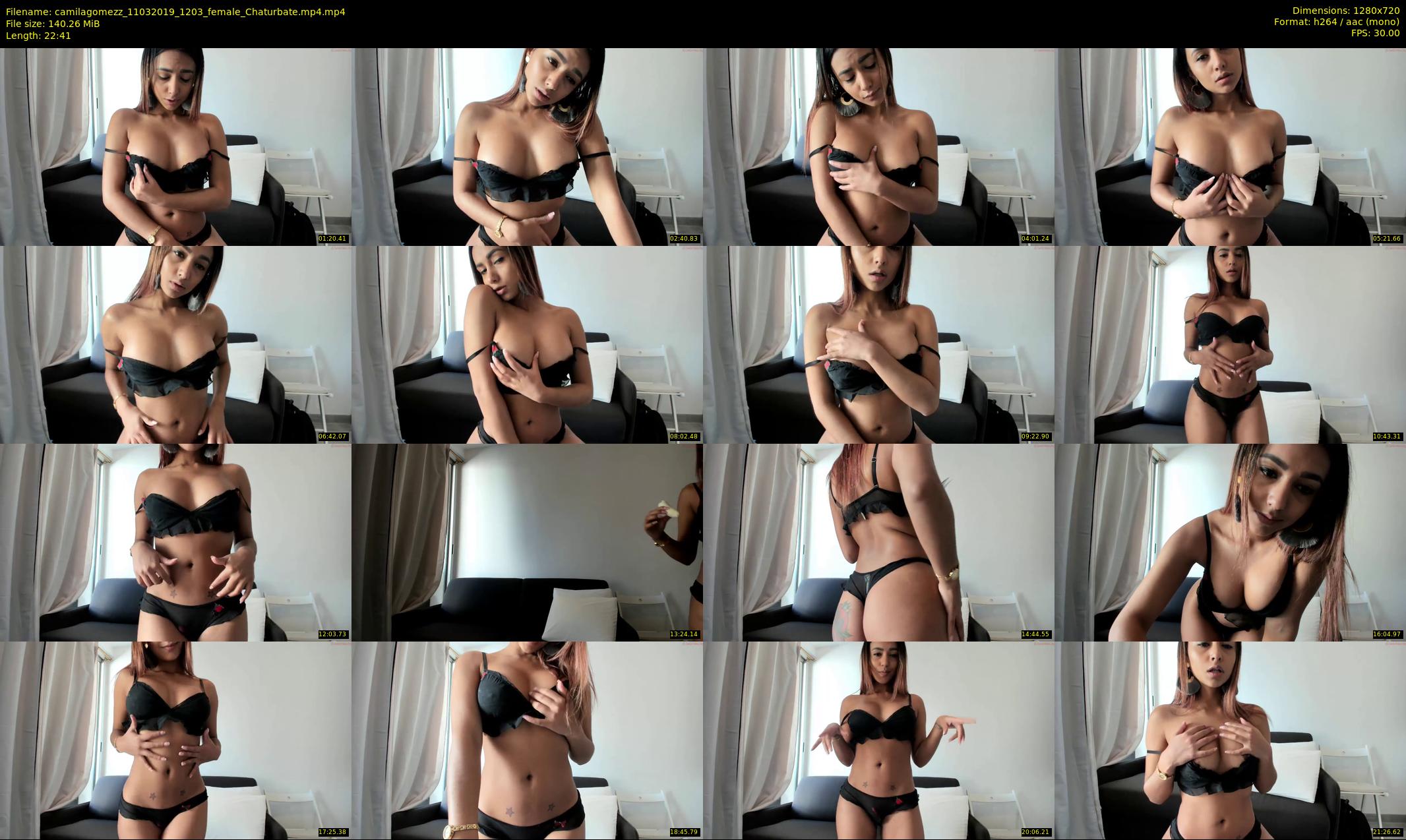 camilagomezz — 23 minute Chaturbate female cam show recording, 720p, Mar 11, 2019