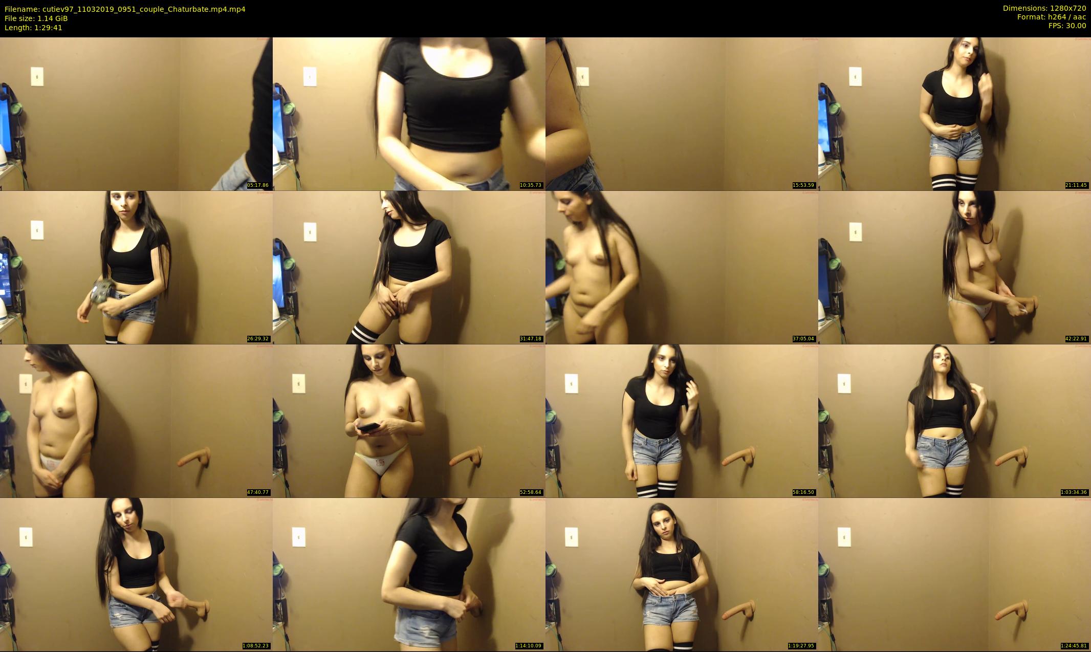 cutiev97 — 90 minute Chaturbate couple cam show recording, 720p, Mar 11, 2019